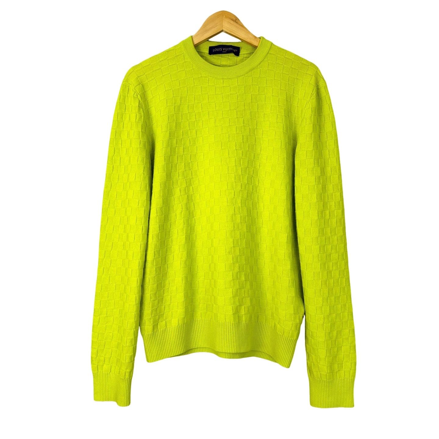 Louis Vuitton Louis Vuitton Chessboard Knit Sweater Size M Size US M / EU 48-50 / 2 - 1 Thumbnail