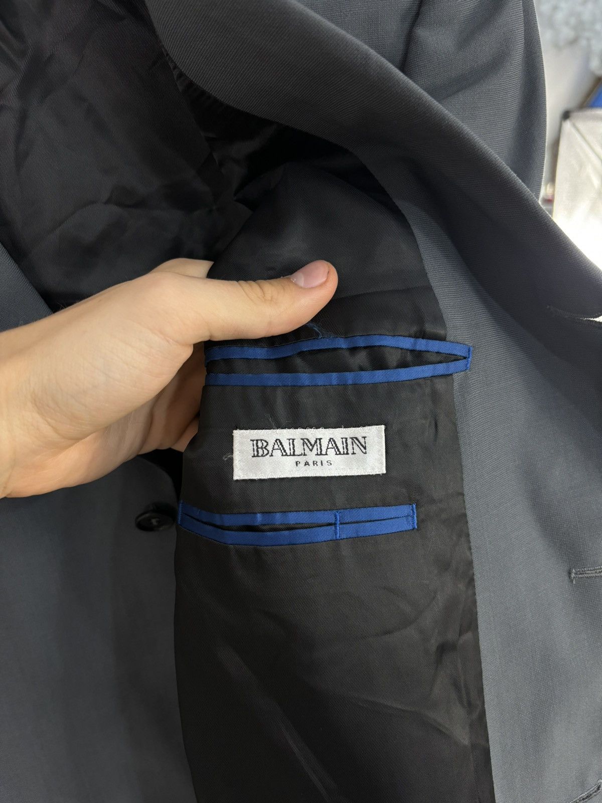 Balmain Luxury Designer Balmain Paris Blazer Jacket Elegant Size 40R - 7 Thumbnail