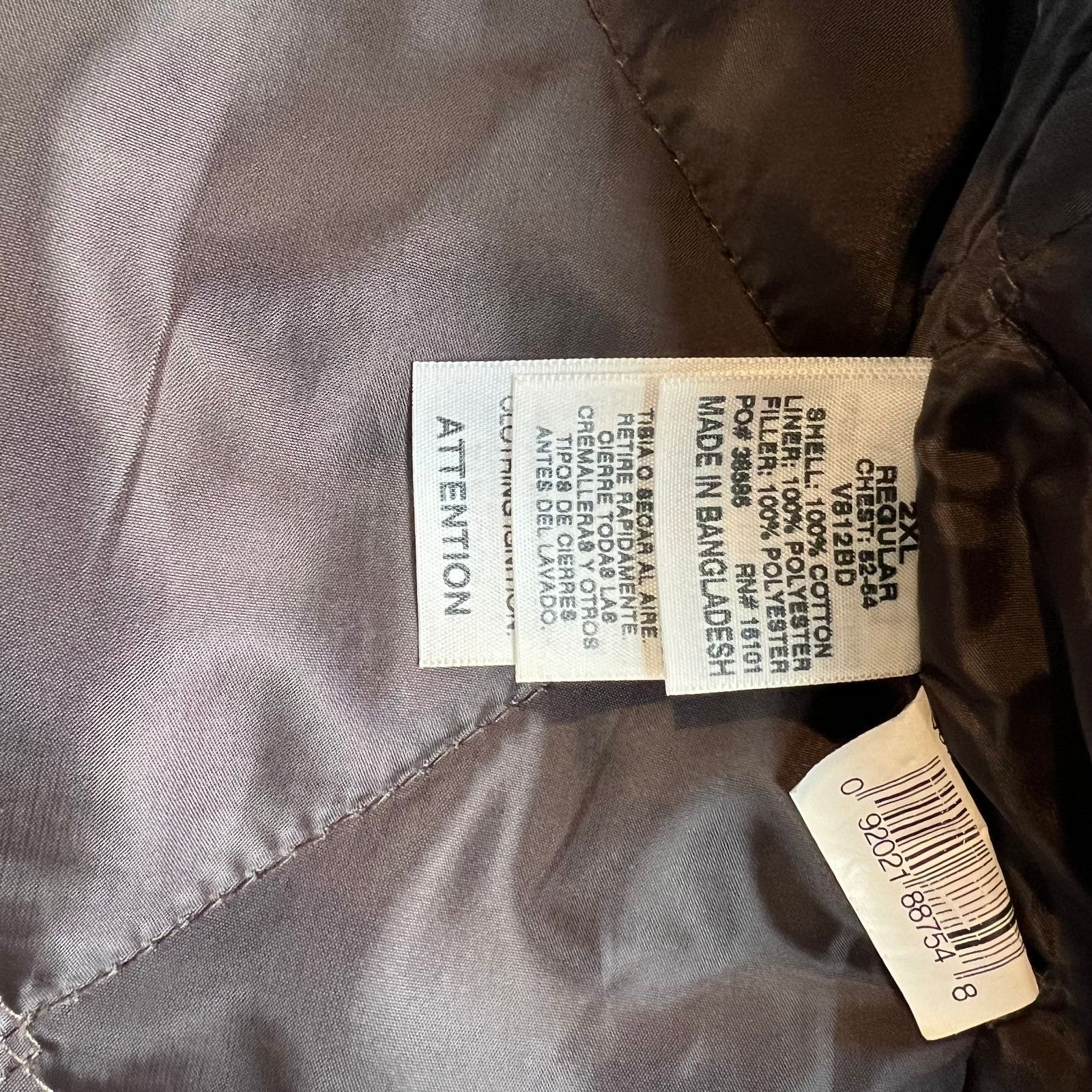 Other Berne Workwear Quilt Lined Canvas Duck Full Zip Vest Men XXL Size US XXL / EU 58 / 5 - 6 Thumbnail