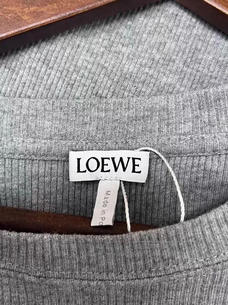 Loewe Loewe Gray Embroidered Logo Long Sleeve Size S / US 4 / IT 40 - 4 Thumbnail