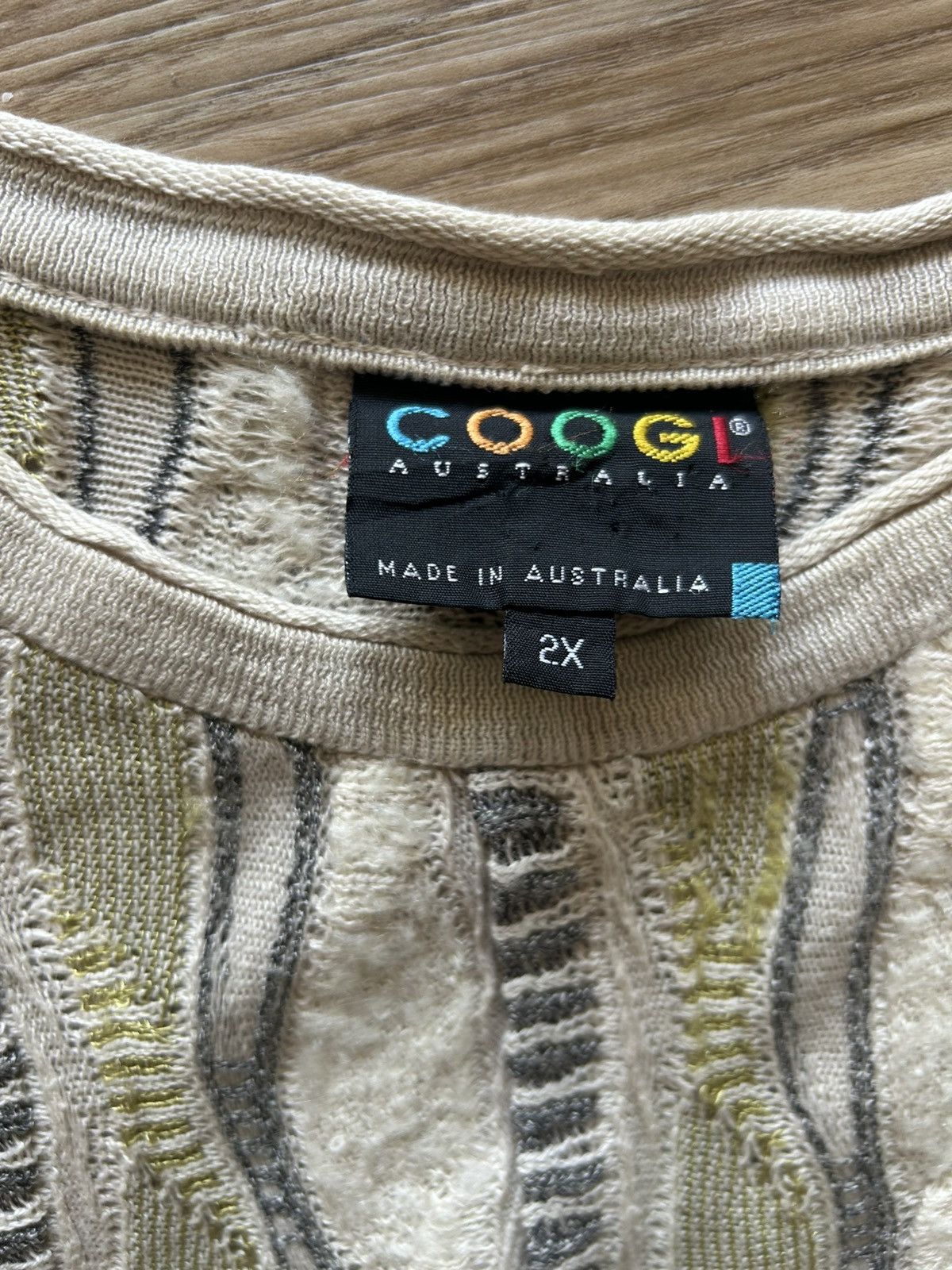 Coogi Vintage Coogi Knit Short Sleeve Sweater Size US XL / EU 56 / 4 - 3 Thumbnail