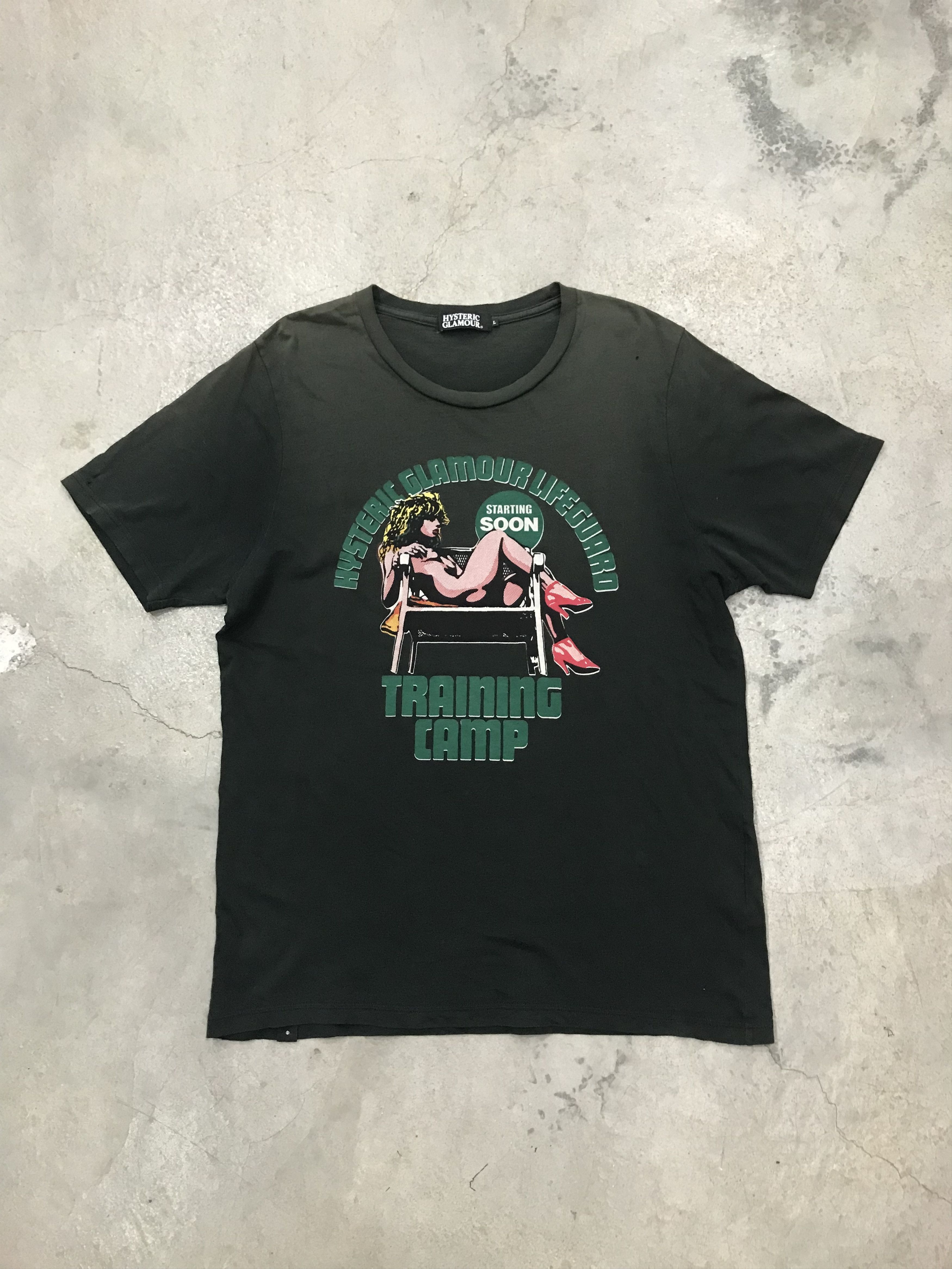 Hysteric Glamour × Japanese Brand HYSTERIC GLAMOUR LIFEGUARD TRAINING CAMP TEE Size US L / EU 52-54 / 3 - 1 Thumbnail