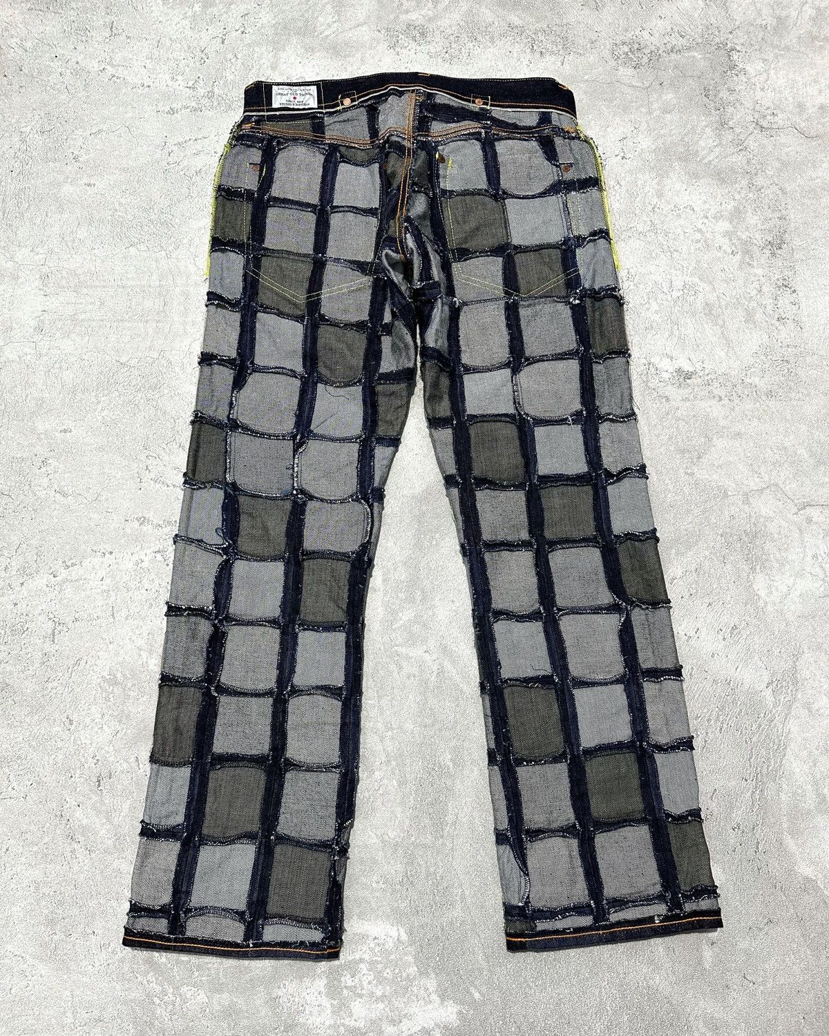 Japanese Brand × Studio D'Artisan Rare🔥 Studio D'Artisan D1687 Patchwork Jeans Size US 32 / EU 48 - 13 Thumbnail