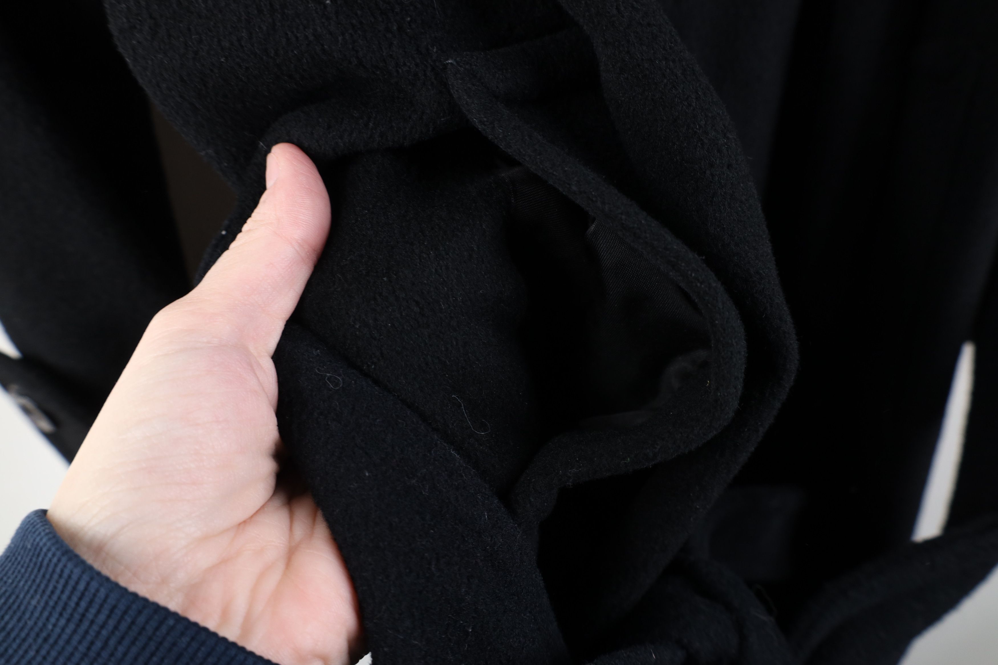 Vintage Vintage 70s Streetwear Belted Trench Coat Jacket Black USA Size L / US 10 / IT 46 - 7 Thumbnail