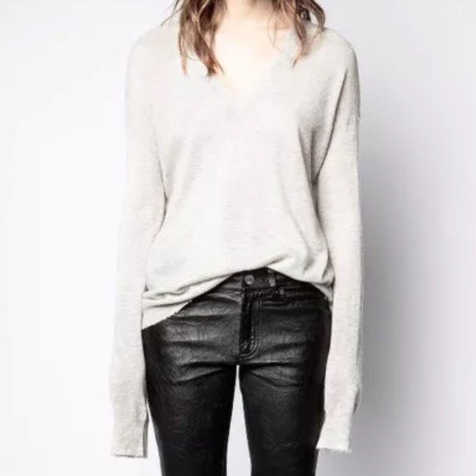 Zadig & Voltaire Happy Cp Cashmere Sweater from Zadig & Voltaire Size L / US 10 / IT 46 - 1 Thumbnail