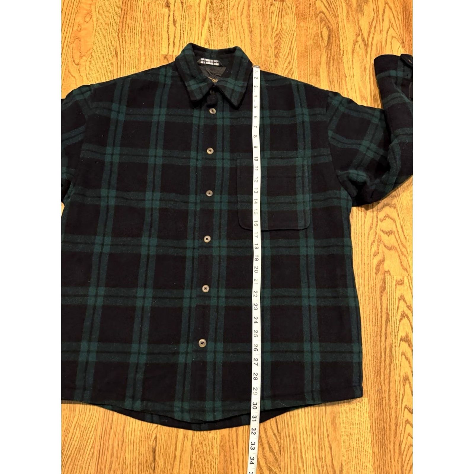 Brooks Brothers VINTAGE Brooks Brothers Jacket M Blackwatch Flannel Button Up Quilted Lined Vtg Size US M / EU 48-50 / 2 - 5 Thumbnail