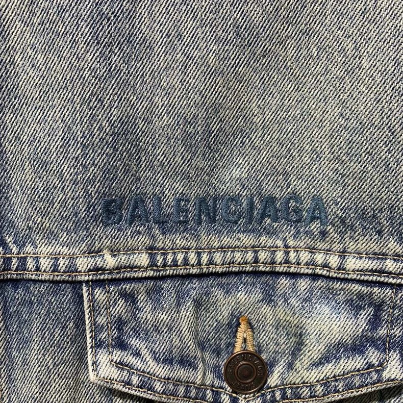Balenciaga Balenciaga Casual Simple Denim Jacket Size US M / EU 48-50 / 2 - 4 Thumbnail