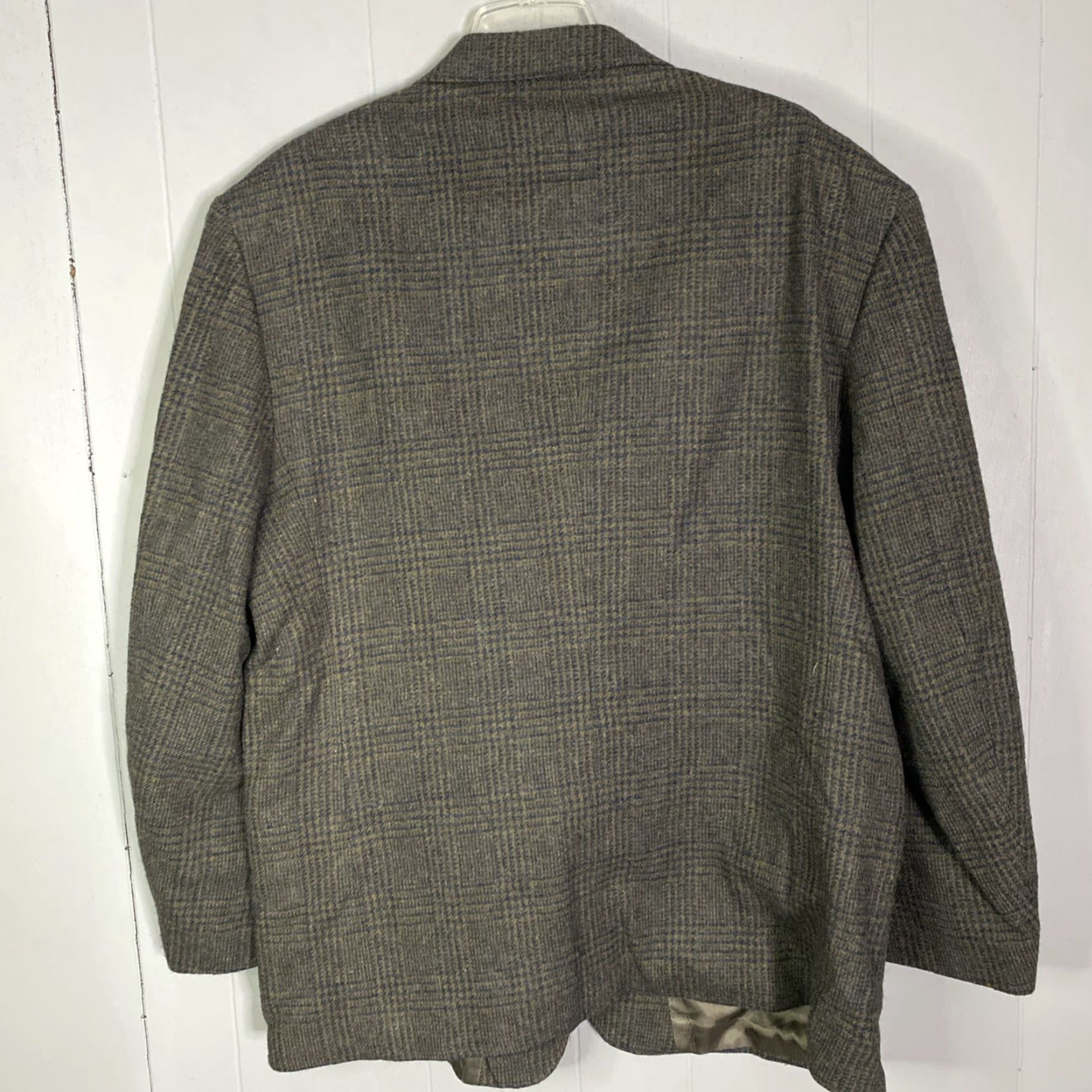Vintage VINTAGE Woolrich Blazer Men XL Wool 100% Wool Tweed 2 Button Sport Coat Jacket Mid-Length Size 46R - 7 Thumbnail