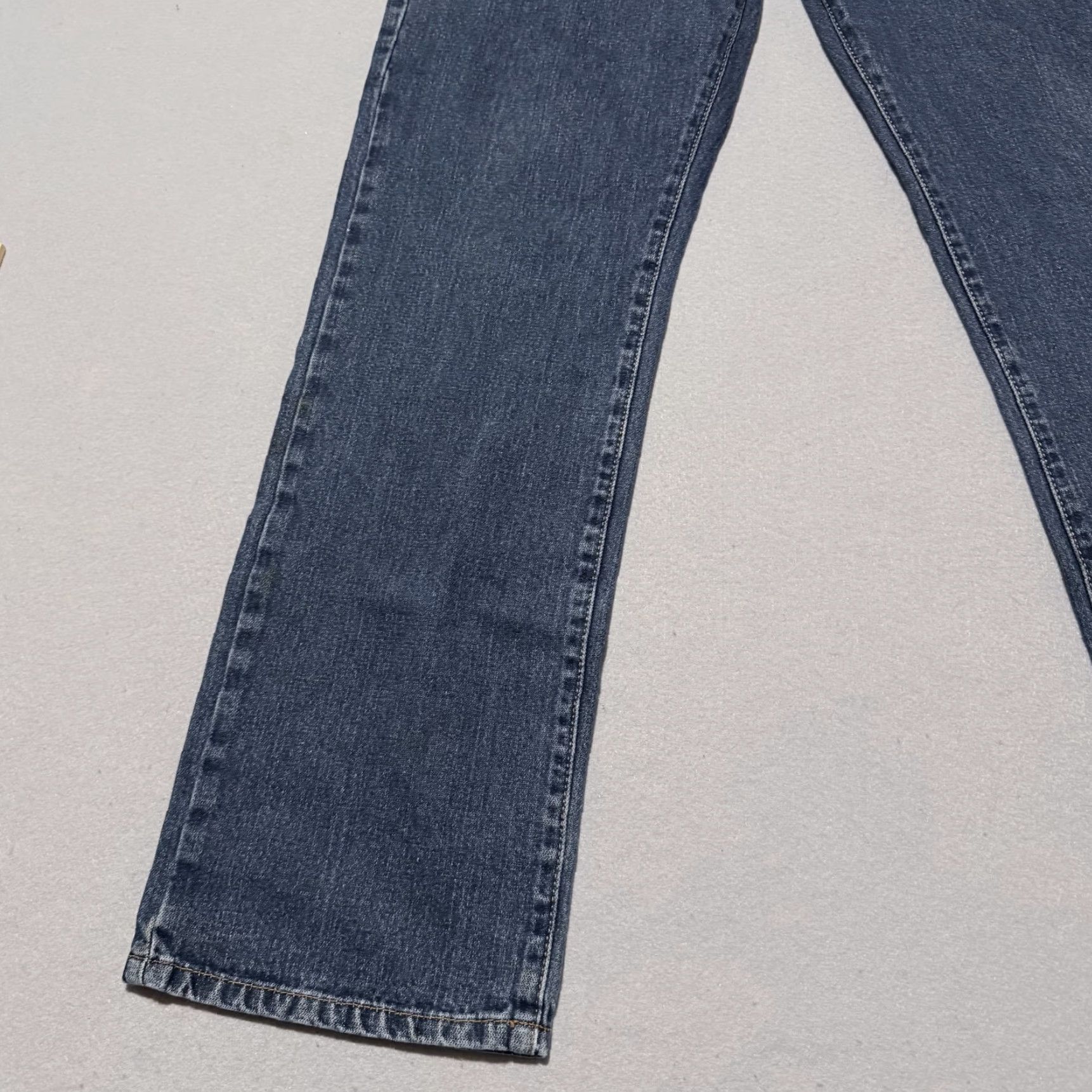 Vintage Urban Pipeline Jeans Men Blue Denim Mid Rise Straight Button Fly 34x32 Jeans Size US 34 / EU 50 - 5 Thumbnail