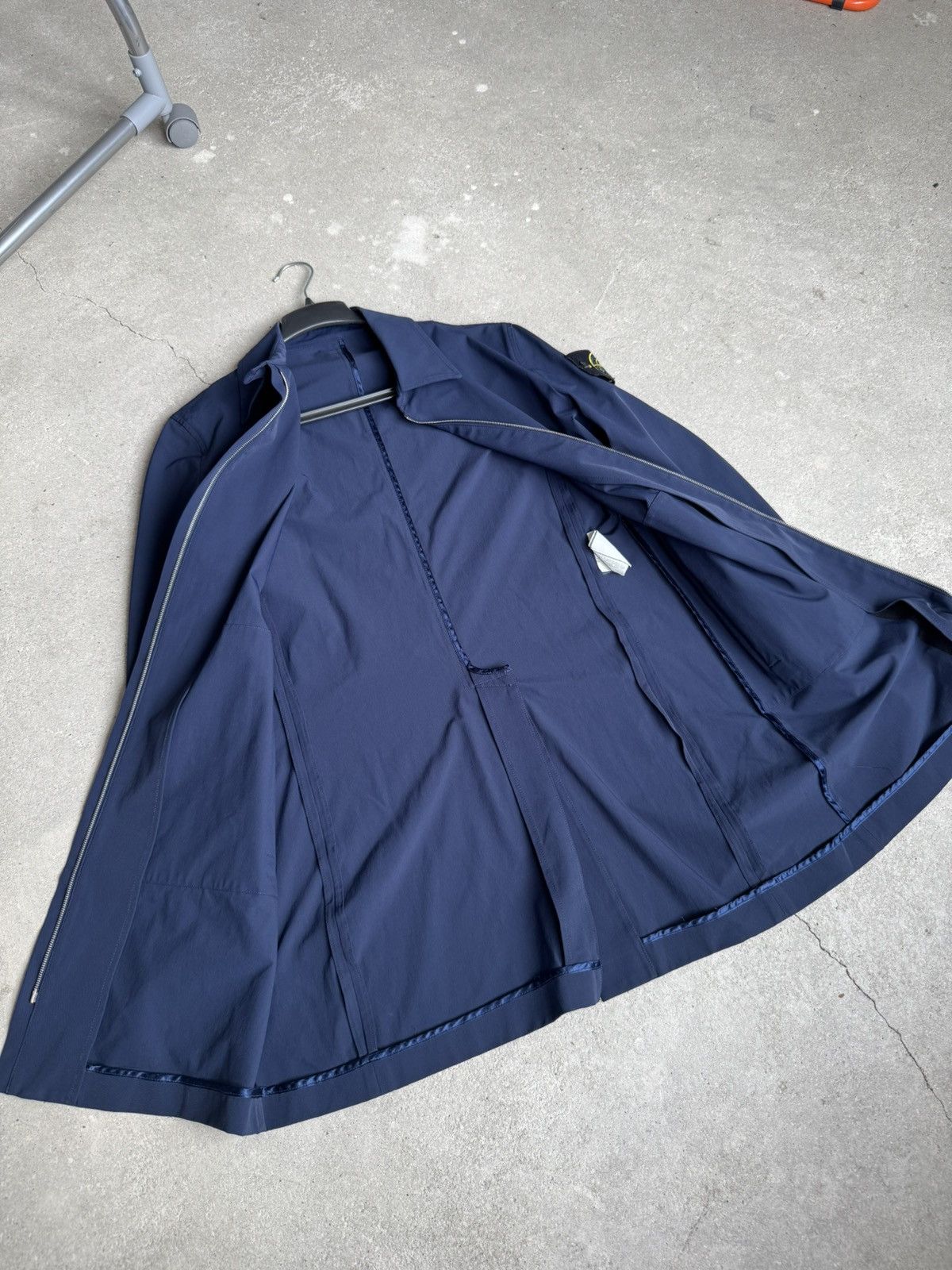 Stone Island Vintage Stone Island Trench Dark Blue Size US S / EU 44-46 / 1 - 13 Thumbnail
