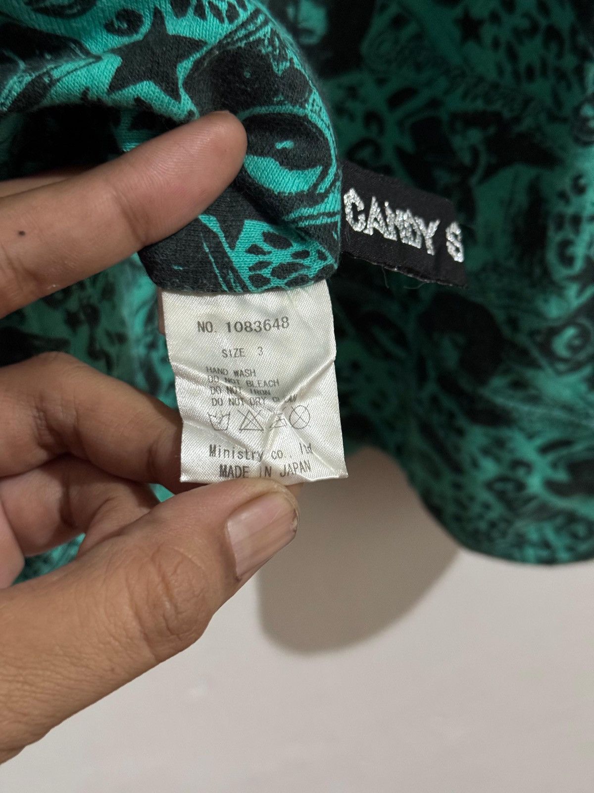 Y2k Candy Tripper aop hysteric style zip sweatshirt