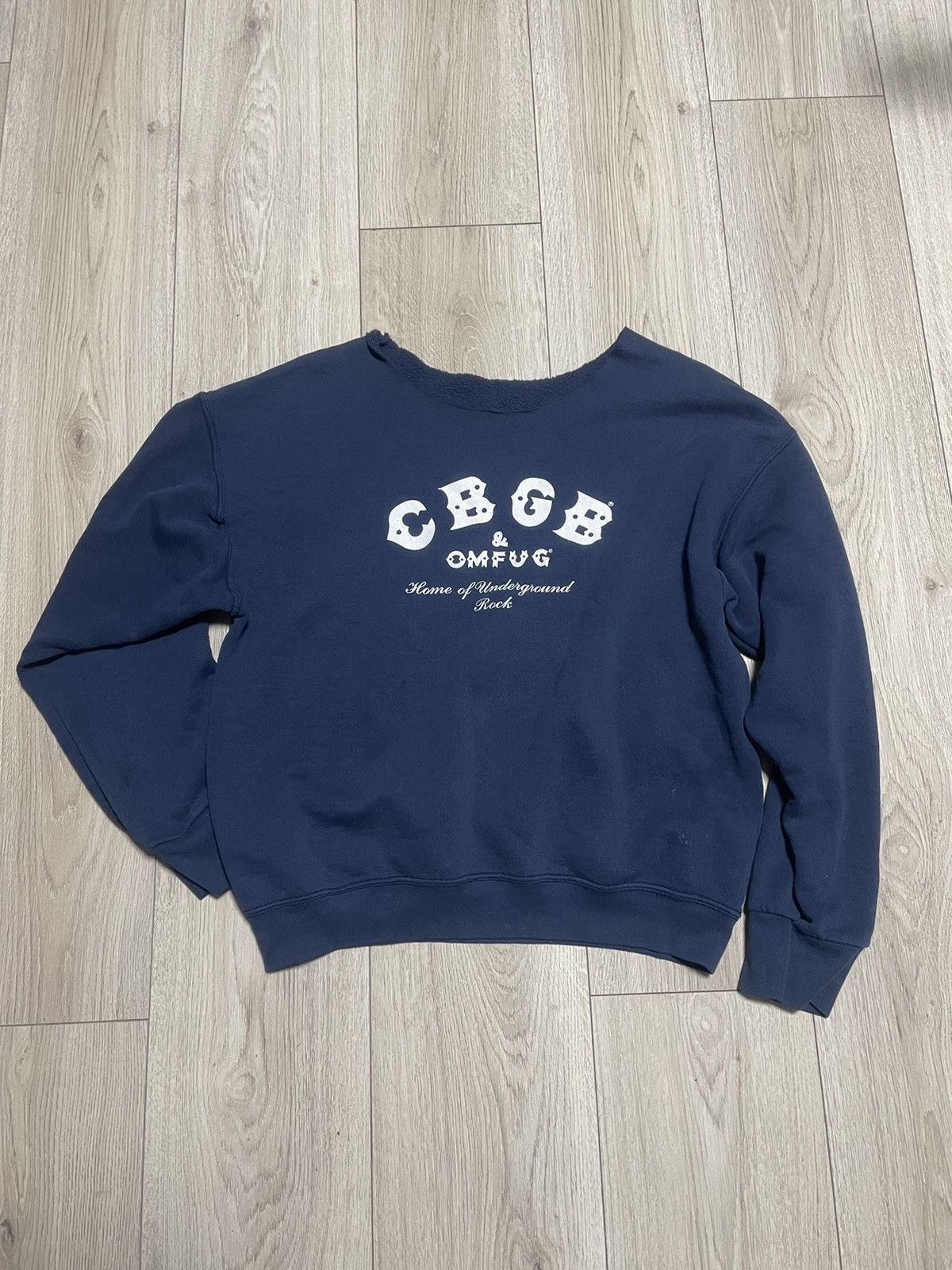 Band Tees Vintage CBGB & OMFUG Rock Underground Rare Sweatshirt 90s Size US XL / EU 56 / 4 - 1 Thumbnail