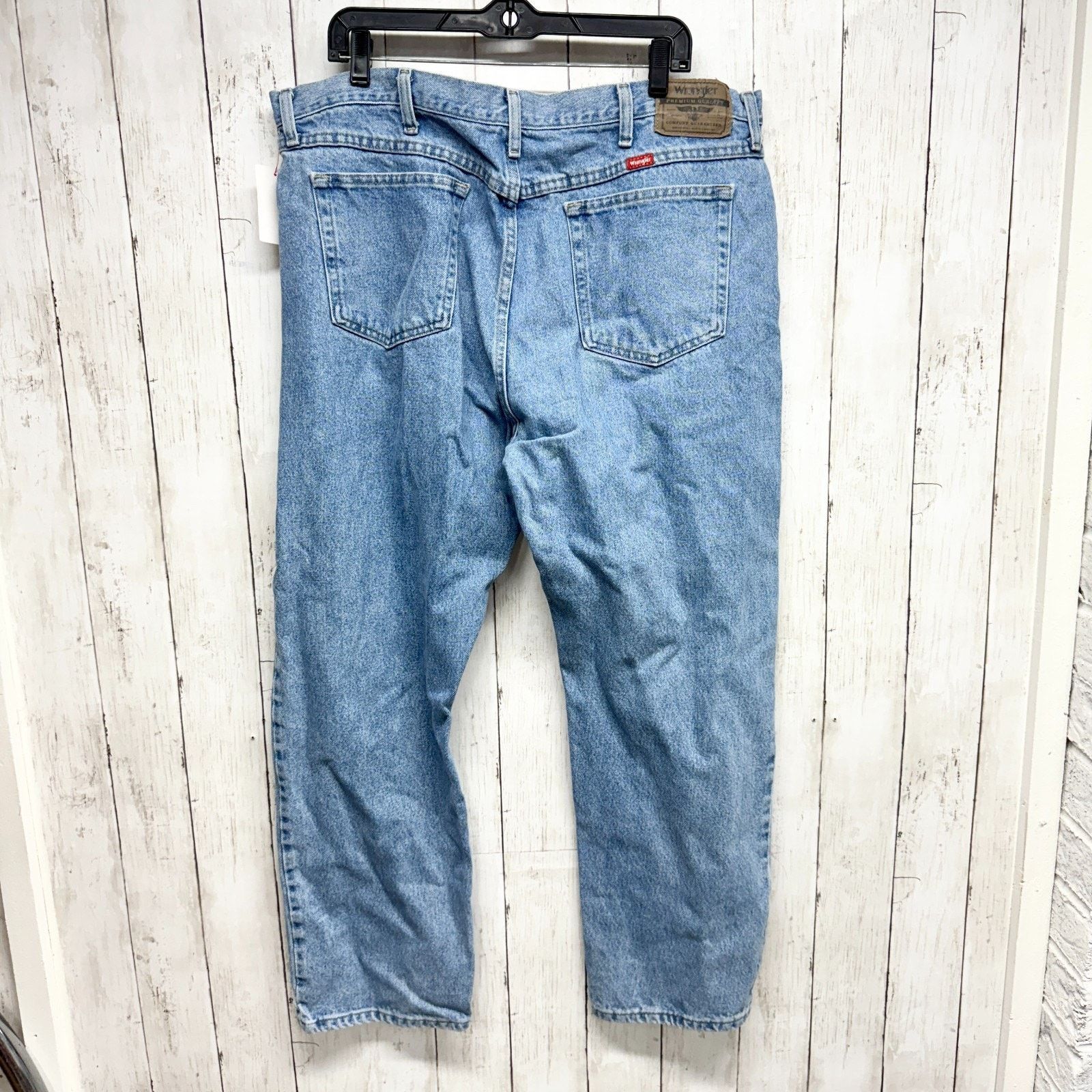 Wrangler Wrangler Pants Sz 40X30 Cotton Denim Relaxed Straight Jeans Size US 40 / EU 56 - 8 Thumbnail