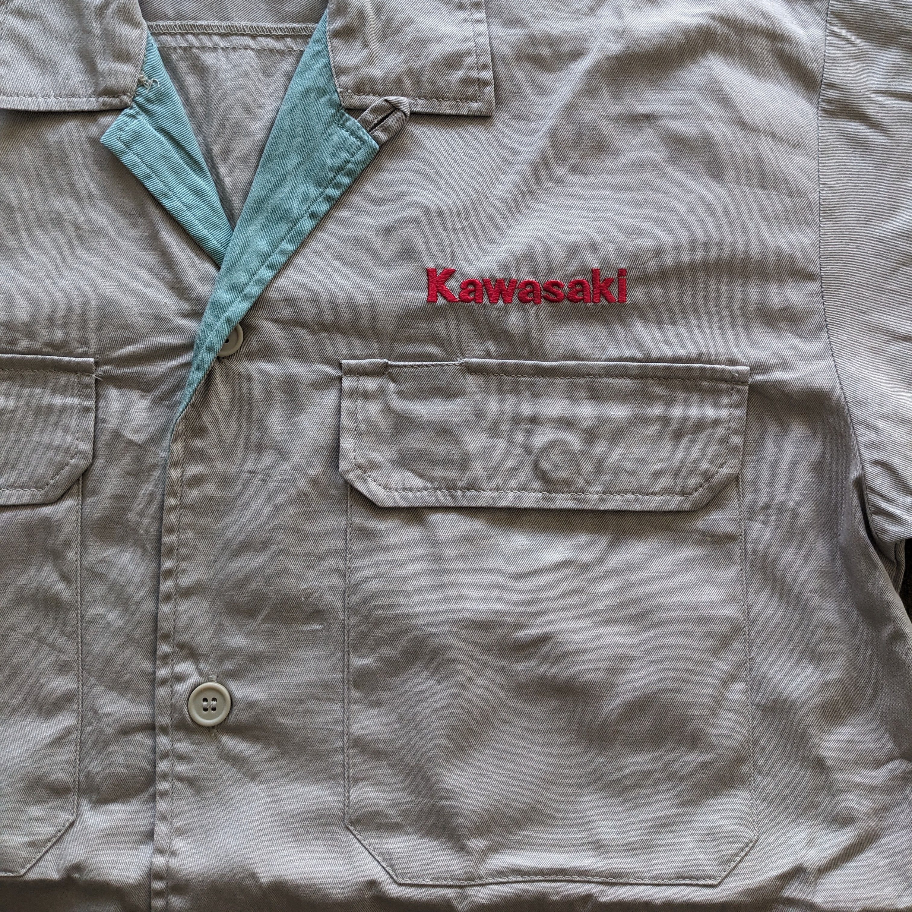 Japanese Brand Vintage KAWASAKI Motorsports Japanese Brand Shirts Size US S / EU 44-46 / 1 - 2 Thumbnail