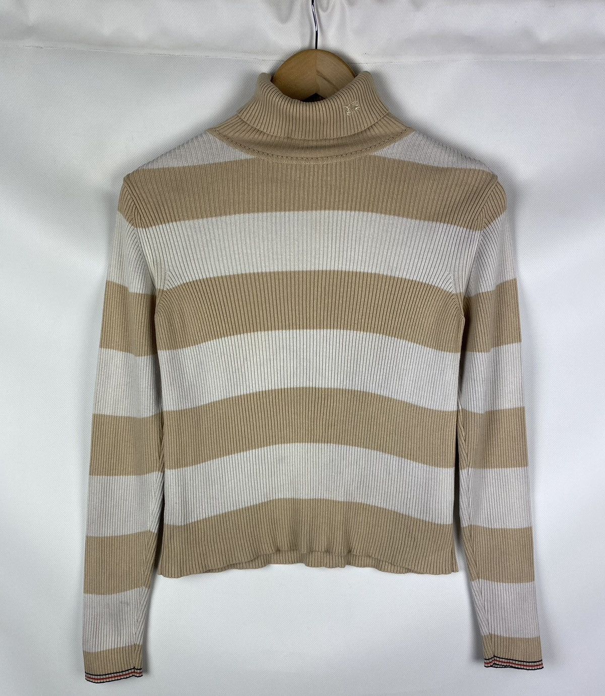 Burberry Burberry ladies teens turtleneck striped sweater pullover Size XS / US 0-2 / IT 36-38 - 1 Thumbnail