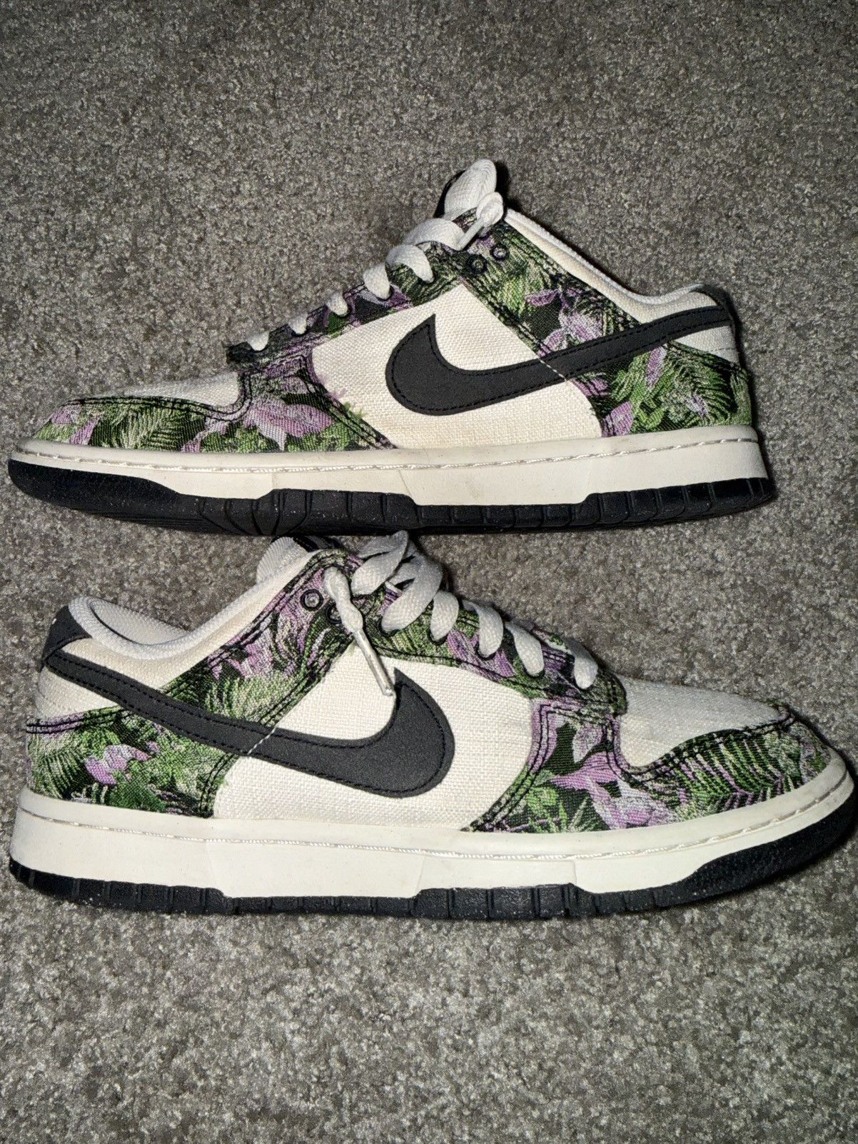 Nike Nike Dunk Low Floral Tapestry Size US 9.5 / EU 42-43 - 1 Thumbnail