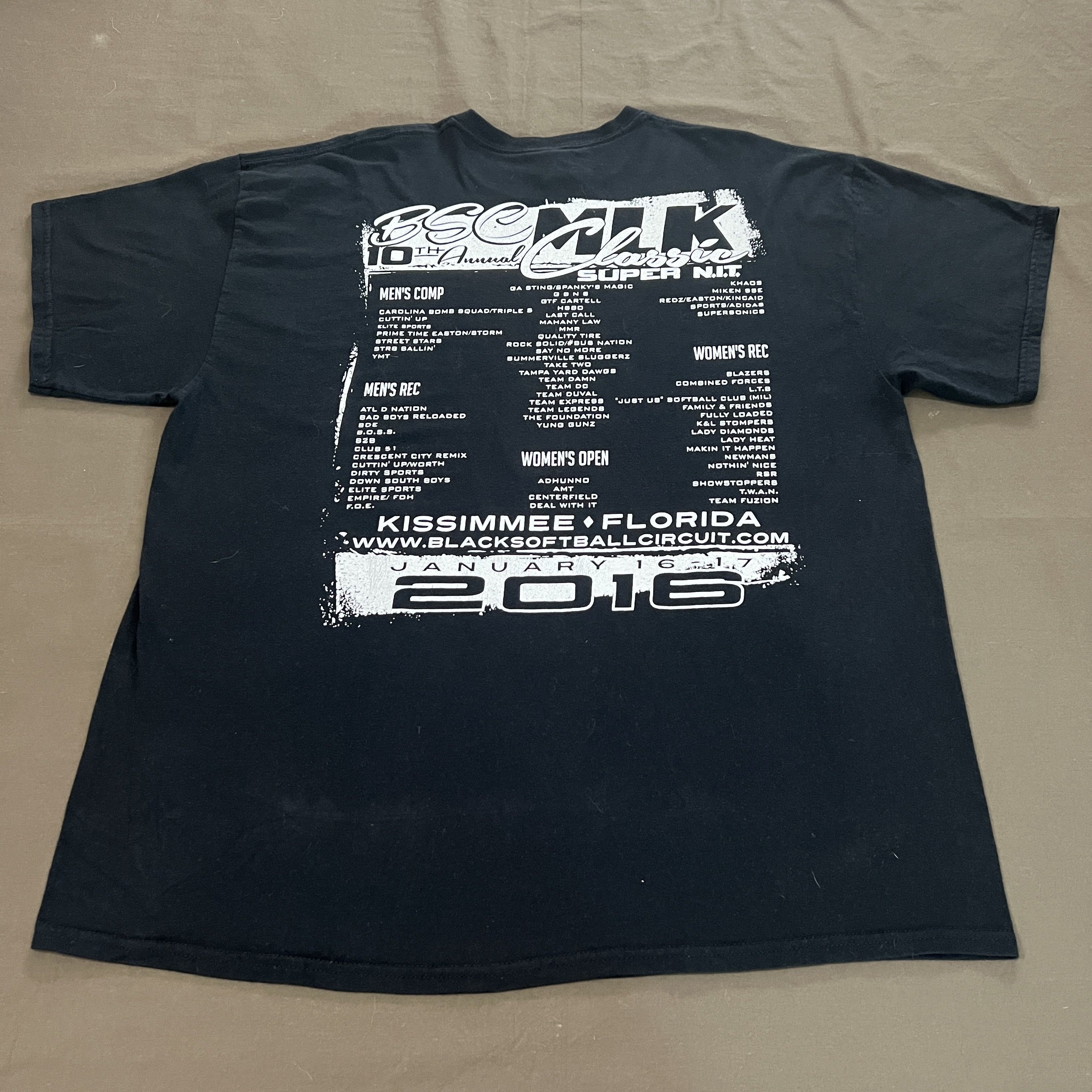 Rap Tees Martin Luther King MLK black softball circuit Promo Tee 2XL Size US XXL / EU 58 / 5 - 8 Thumbnail