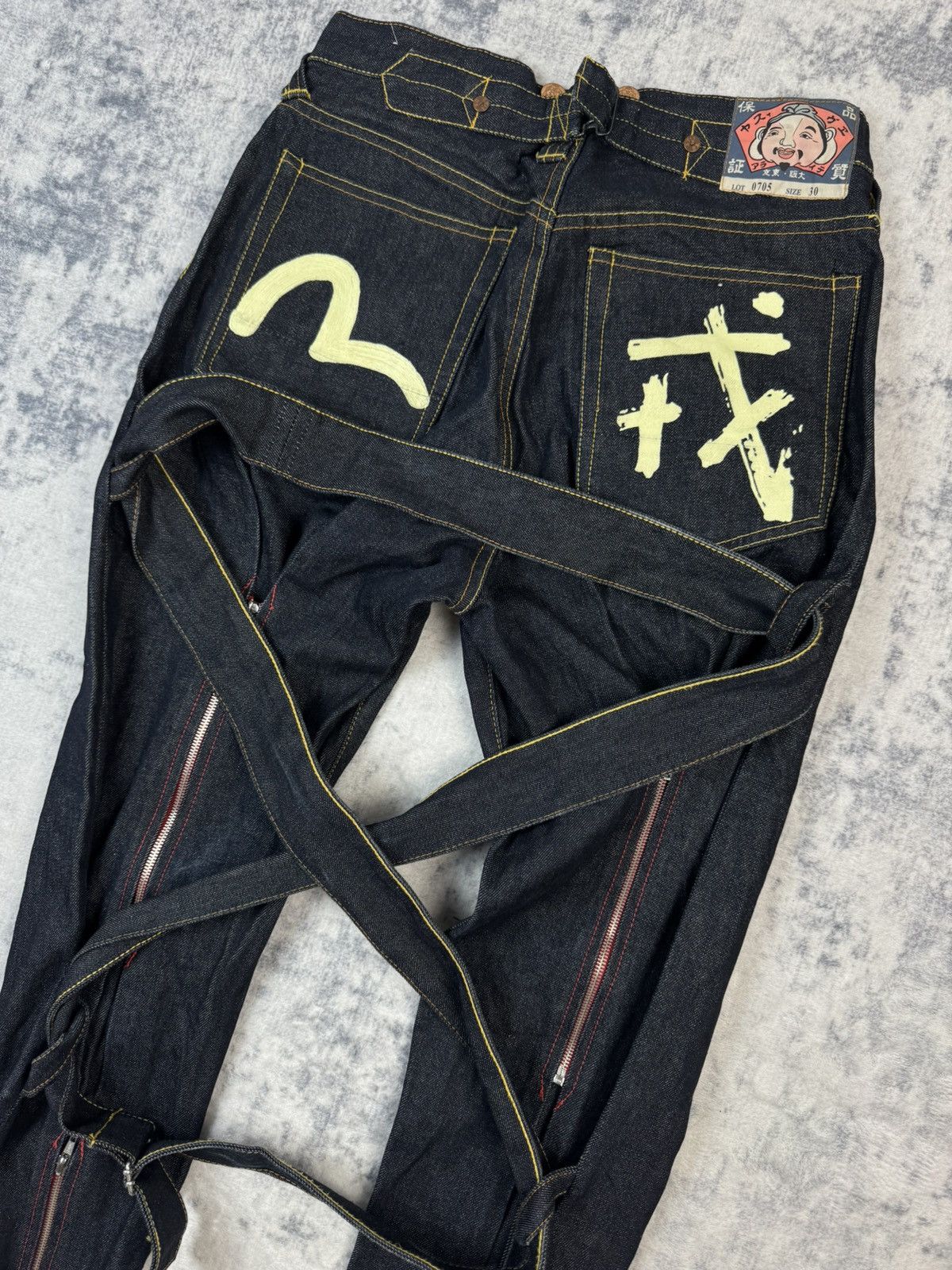 Evisu Men's Vintage Evisu Bandage Jeans Japanese 30 | Grailed