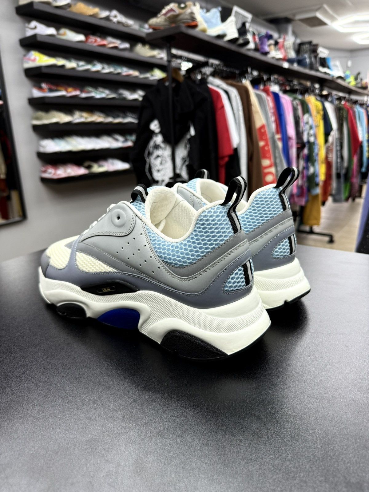 Dior AUTHENTIC Dior B22 Blue Silver White Size 47 / 14 US Size US 14 / EU 47 - 7 Thumbnail