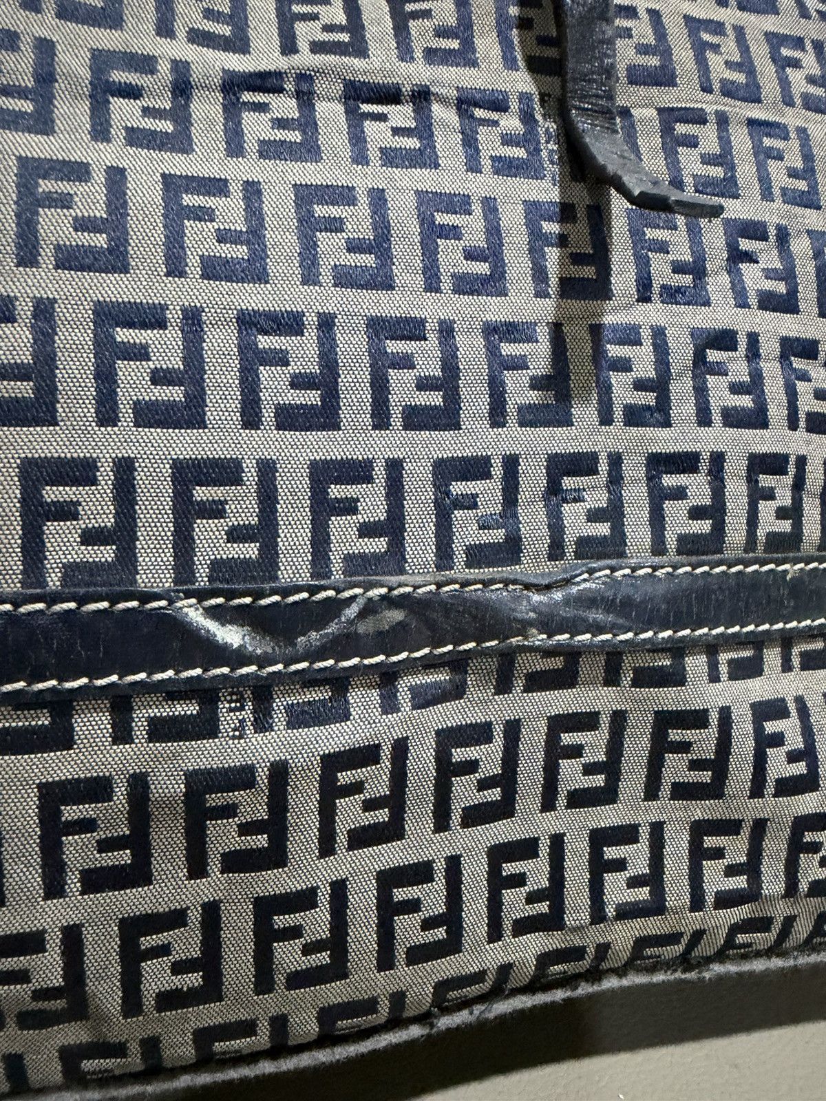Fendi Authentic Fendi Zucca Monogram Canvas Hand Bag Size ONE SIZE - 3 Thumbnail