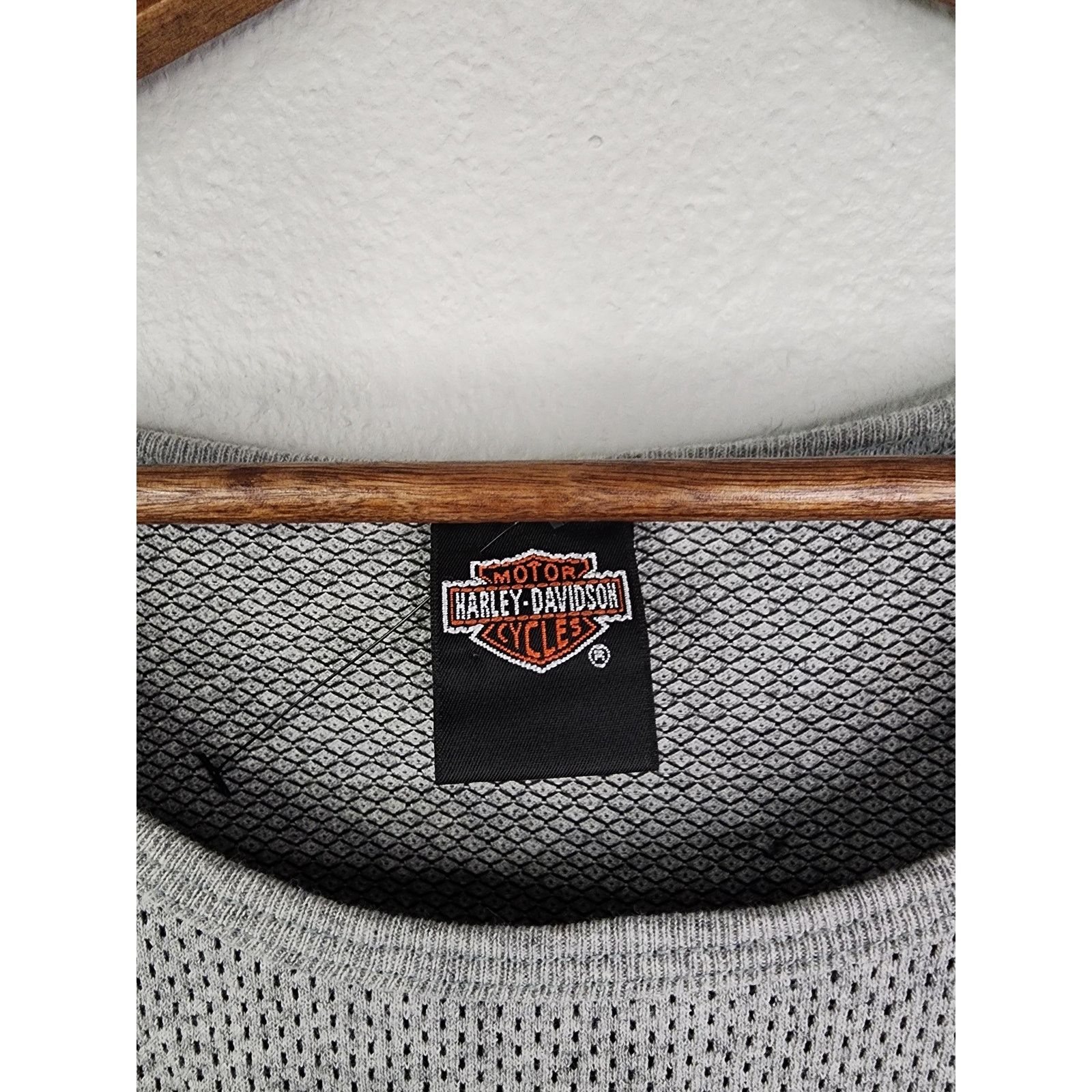 Harley Davidson × Vintage Vintage Harley Davidson Sleeveless Shirt Monarch Utah 90s L Size US L / EU 52-54 / 3 - 5 Thumbnail