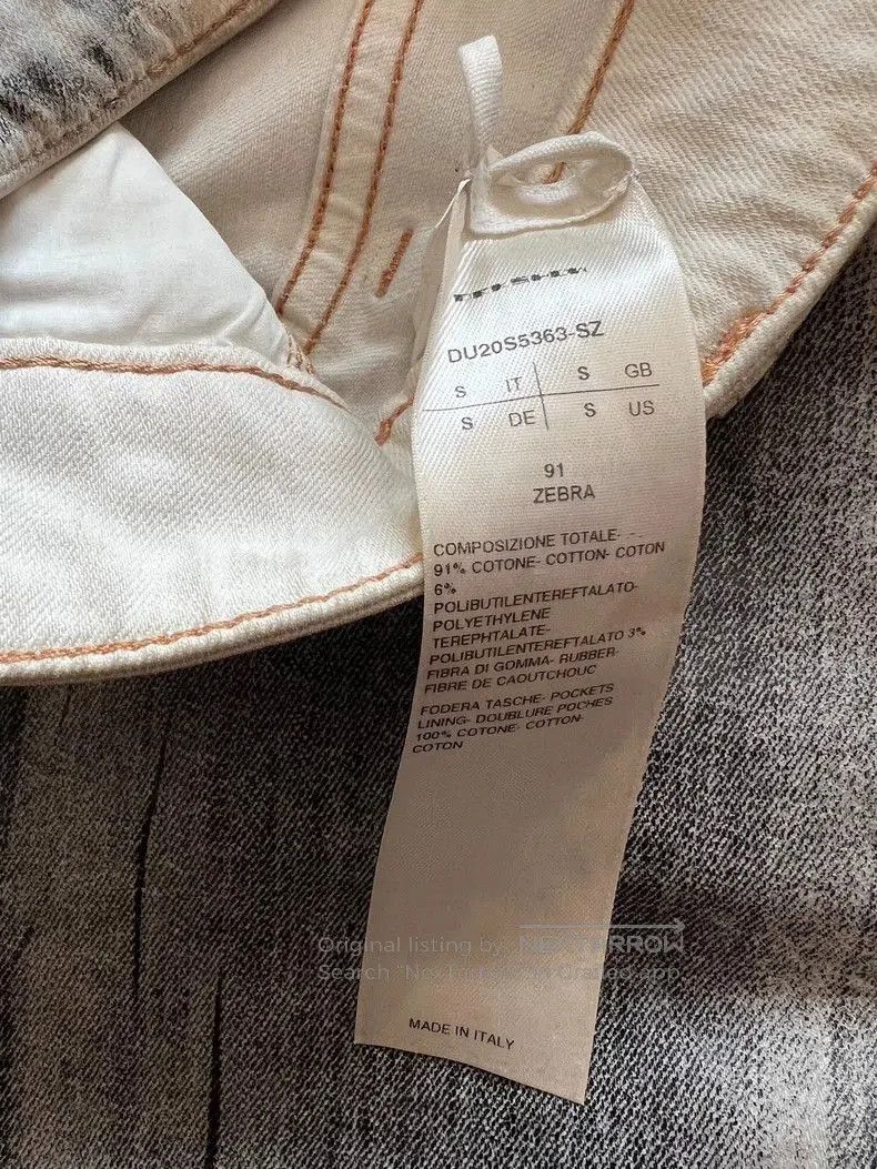 Rick Owens Drkshdw Rick Owens DRKSHDW White Waxed Pants. Size US 30 / EU 46 - 4 Thumbnail