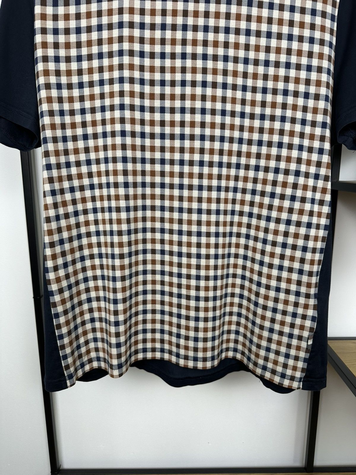 Aquascutum Aquascutum Monogram Checkered T-shirt Vintage Men’s XL Logo Size US XL / EU 56 / 4 - 4 Thumbnail