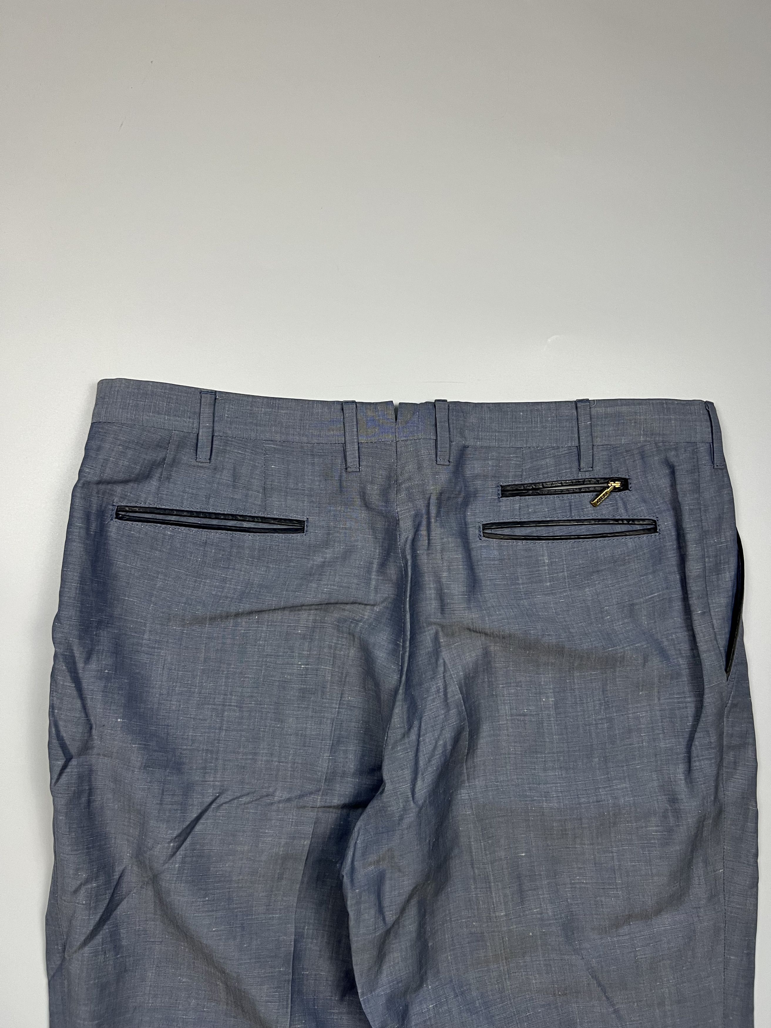 Zilli zilli pants mens size 54 wool mohair classic luxury Size US 38 / EU 54 - 4 Thumbnail
