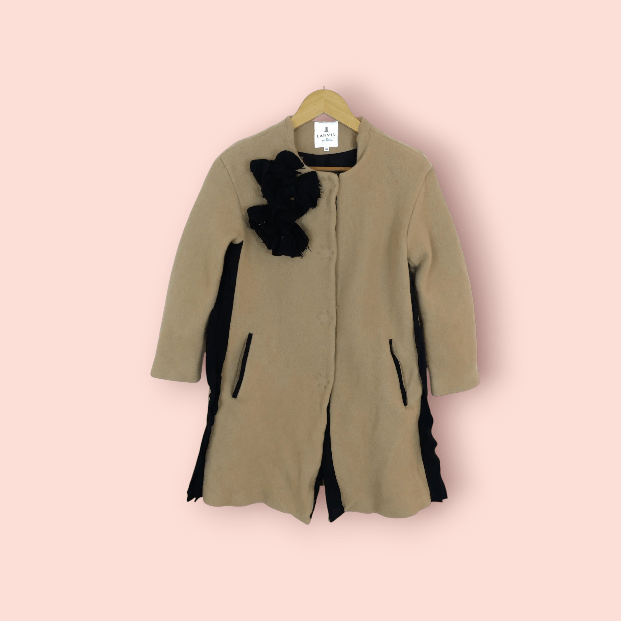 Lanvin LANVIN Coat Wool Jacket Harajuku Style Size S / US 4 / IT 40 - 1 Thumbnail