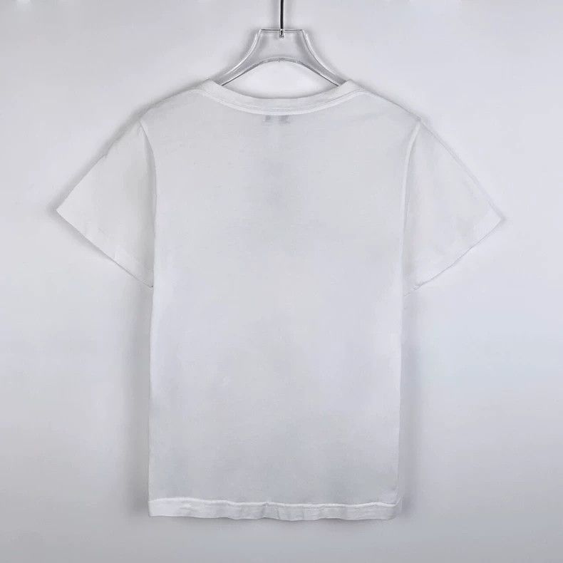 Balenciaga Balenciaga Logo monogrammed crewneck white cotton short sl Size US S / EU 44-46 / 1 - 2 Thumbnail