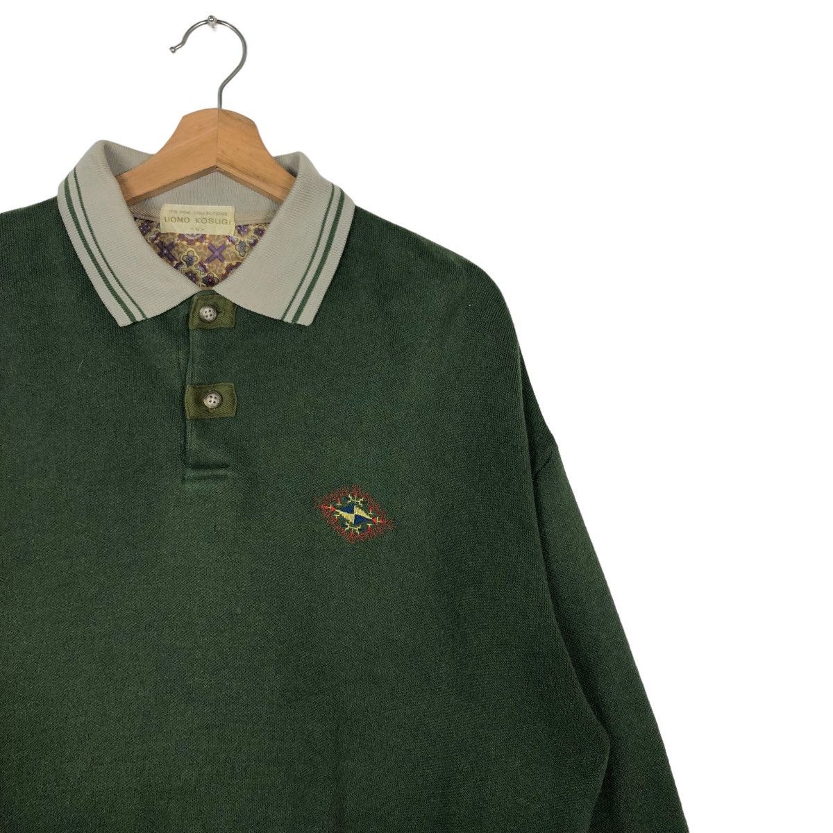 Japanese Brand 🔥90’s Vintage Collar Sweatshirt Uomo Kosugi Issey Miyake Size US M / EU 48-50 / 2 - 5 Thumbnail