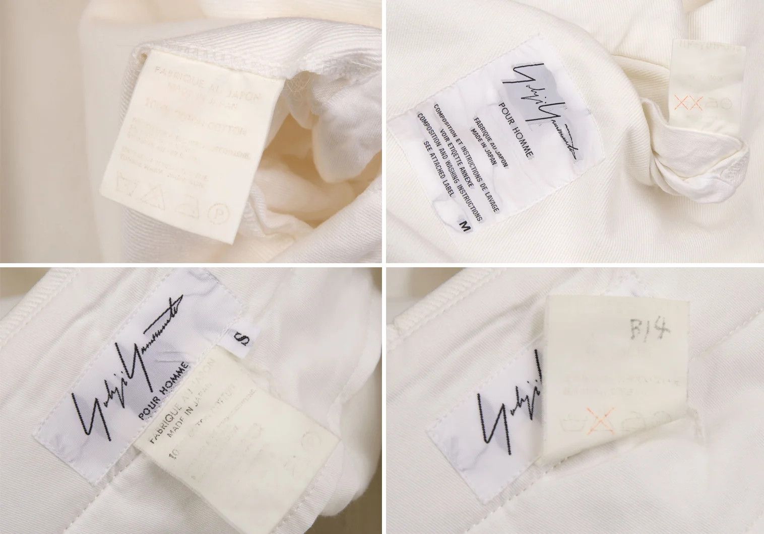 Yohji Yamamoto Yohji Yamamoto Cotton Suit Set Ivory M S Size US M / EU 48-50 / 2 - 18 Thumbnail