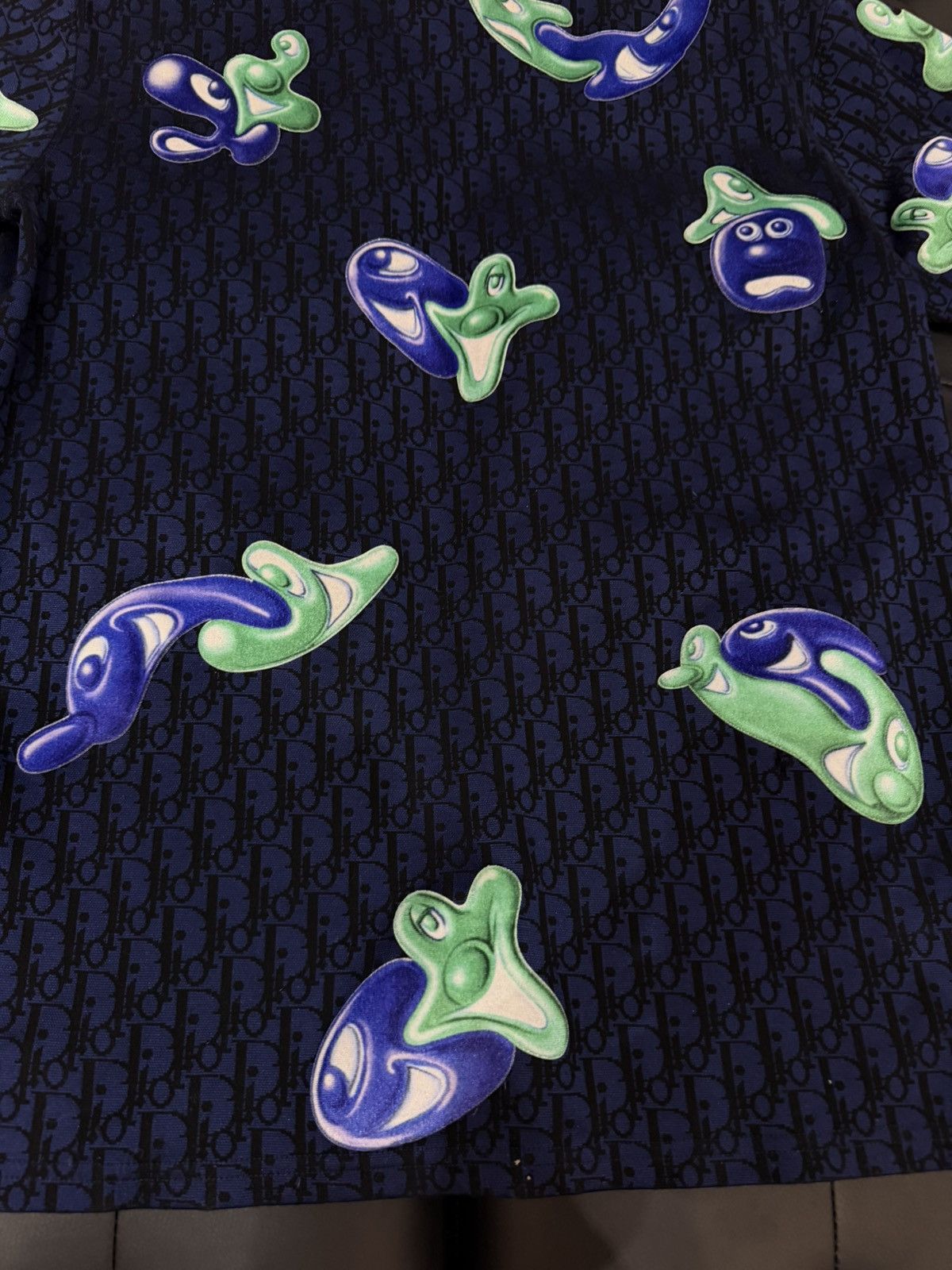 Dior Size M - Dior x Kenny Scharf Oblique T-Shirt Monogram Size US M / EU 48-50 / 2 - 8 Thumbnail