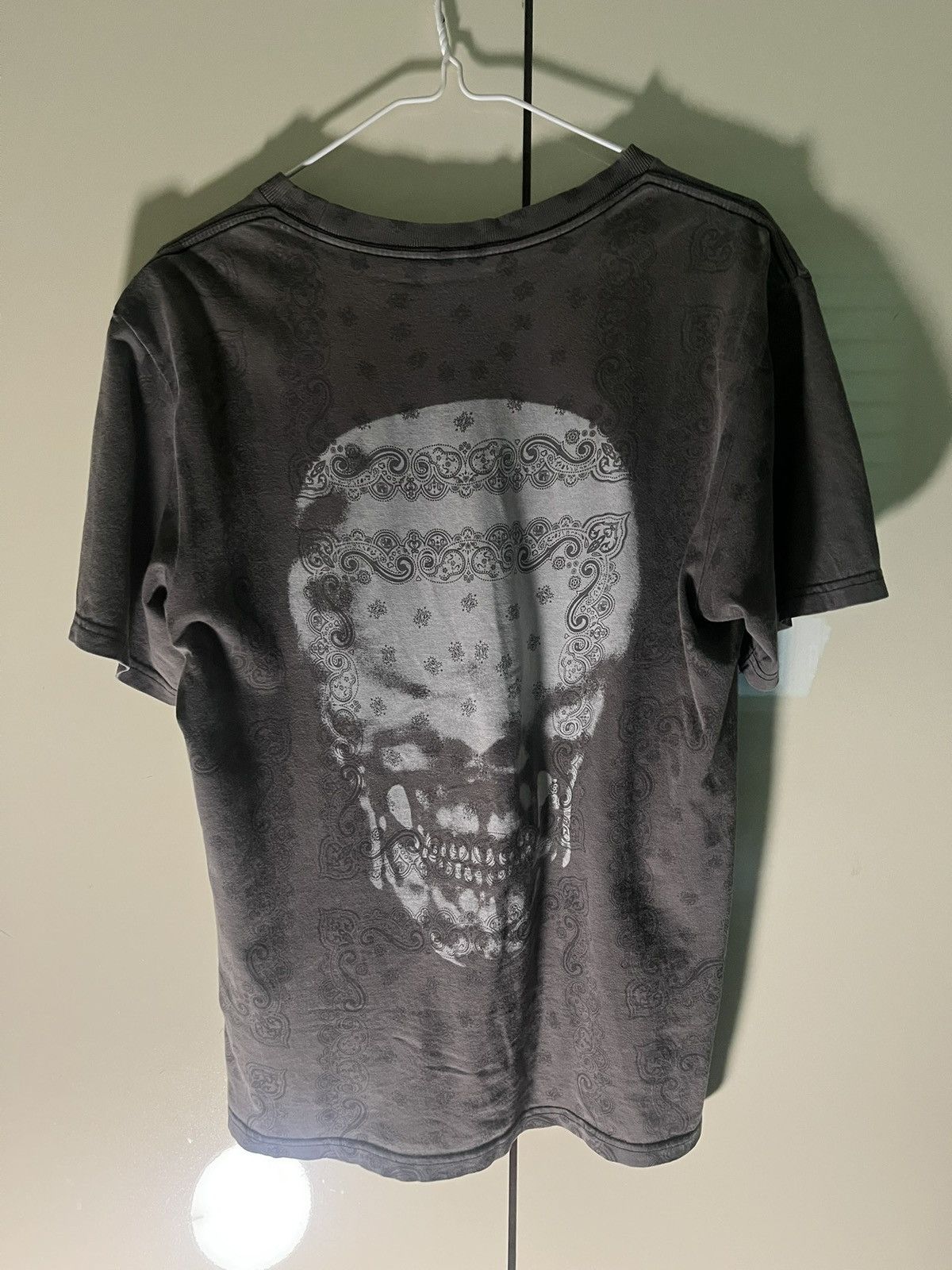 Number (N)ine NUMBER (N)INE 07AW “LOVE GOD MURDER” PAISLEY SKULL TEE Size US M / EU 48-50 / 2 - 2 Thumbnail