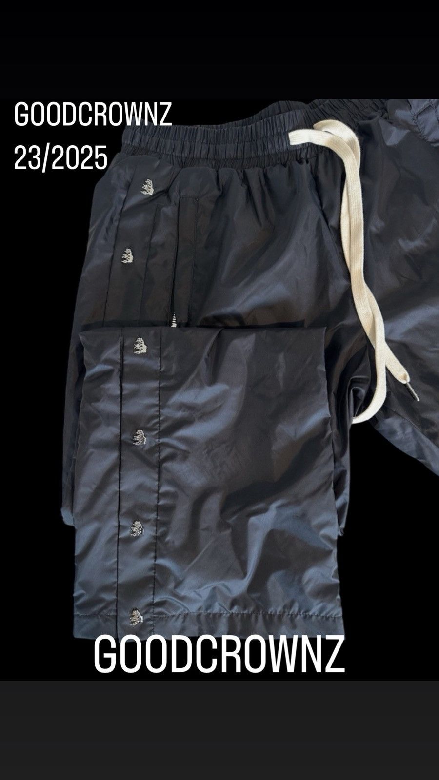 HELLSTAR BRAND NEW HELLSTAR WAXED NYLON PANTS XXXL DS Size US 44 / EU 60 - 2 Thumbnail