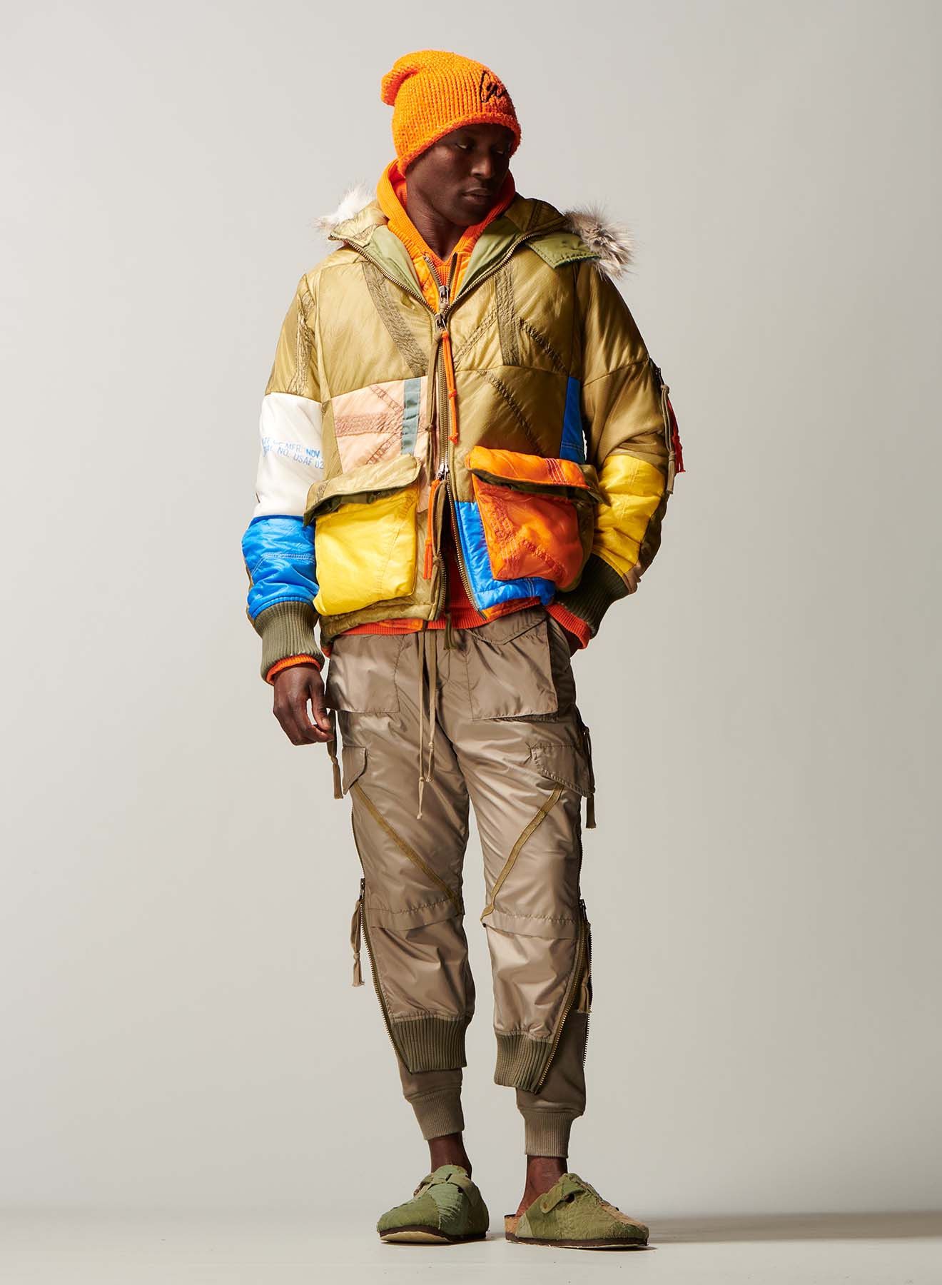 Greg Lauren Greg Lauren Parachute Scrapwork Retro Puffy Parka Size US XL / EU 56 / 4 - 3 Thumbnail