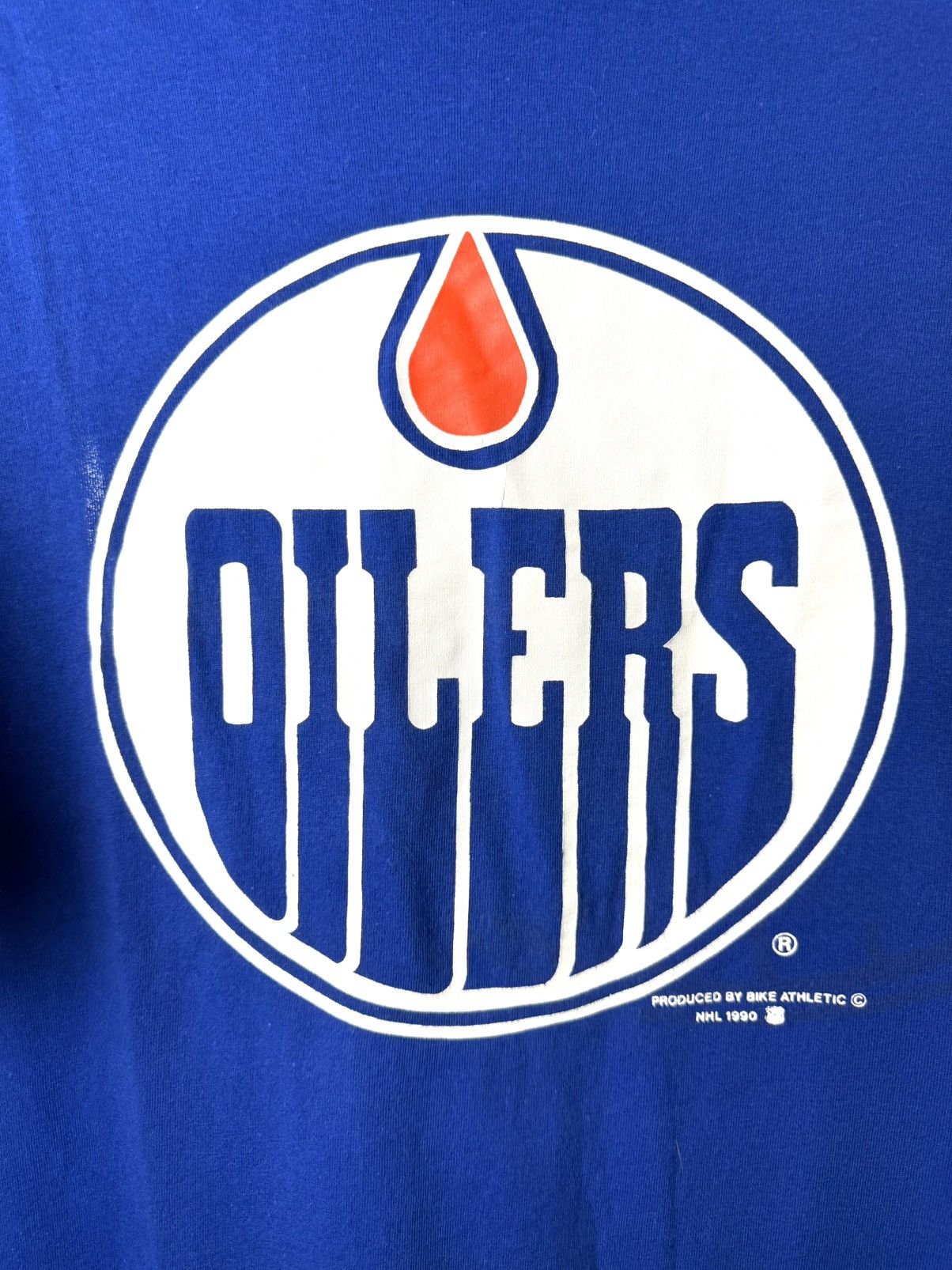 NFL Vintage NFL Oilers 1990 T Shirt Football NHL Size US XL / EU 56 / 4 - 2 Thumbnail