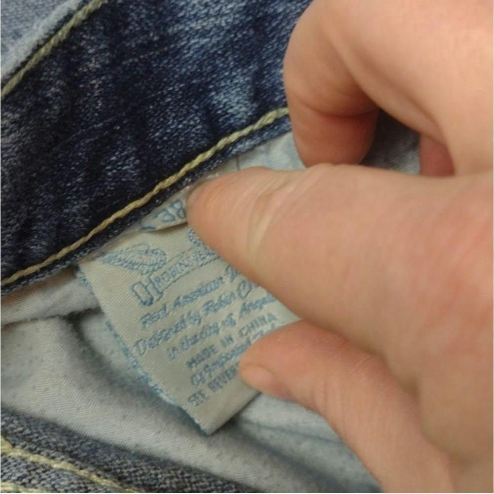 Robins Jeans ROBIN'S JEAN - croco blue cross jeans size 38 big & tall Size US 38 / EU 54 - 5 Thumbnail