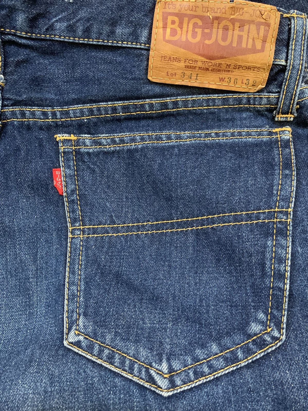 Big John VINTAGE FLARE BIG JOHN TALON ZIPPER DENIM Size US 34 / EU 50 - 6 Thumbnail