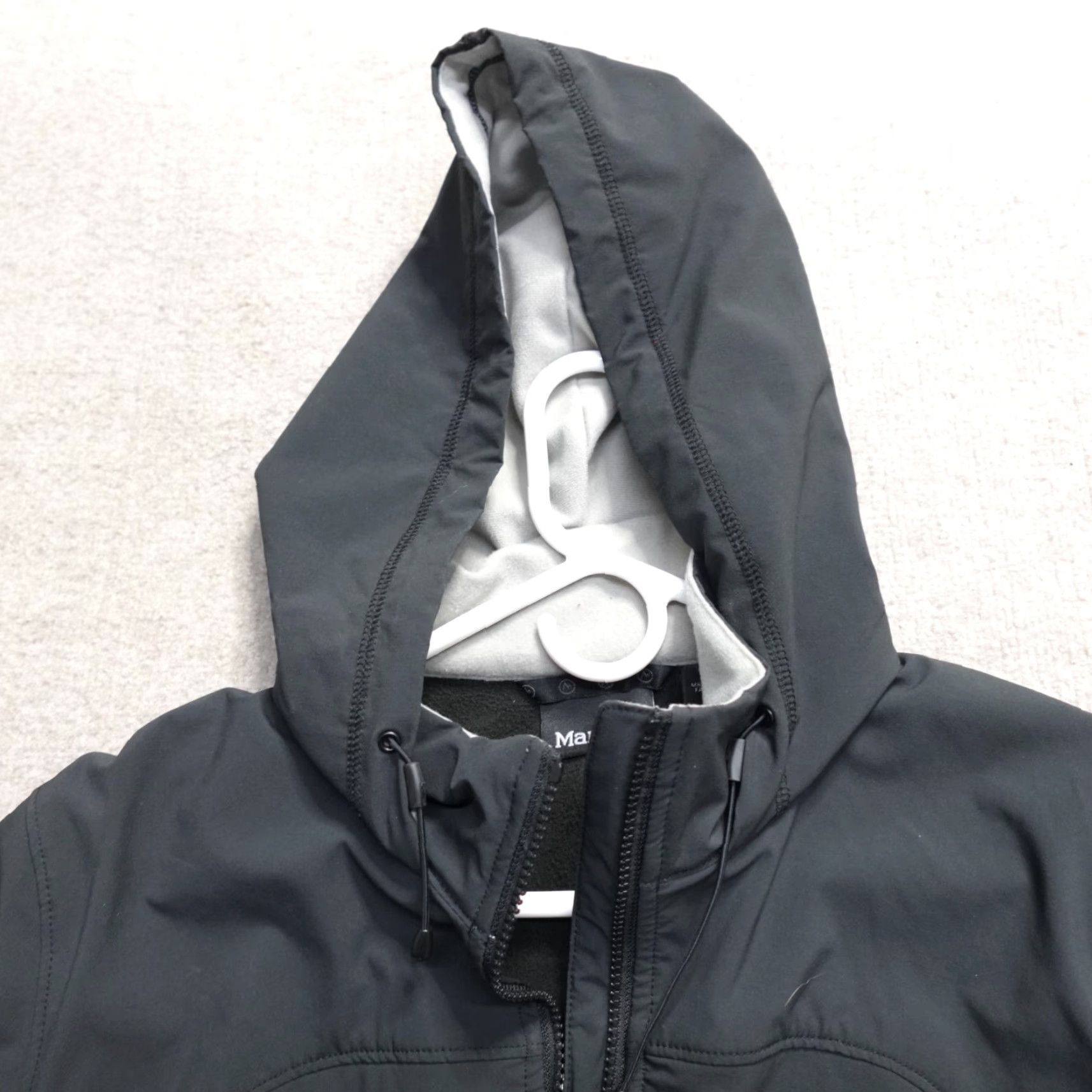 Marmot Marmot Women's Jacket XL Black Hooded Fleece Lined Bomber Jacket Full Zip"} Size XL / US 12-14 / IT 48-50 - 3 Thumbnail