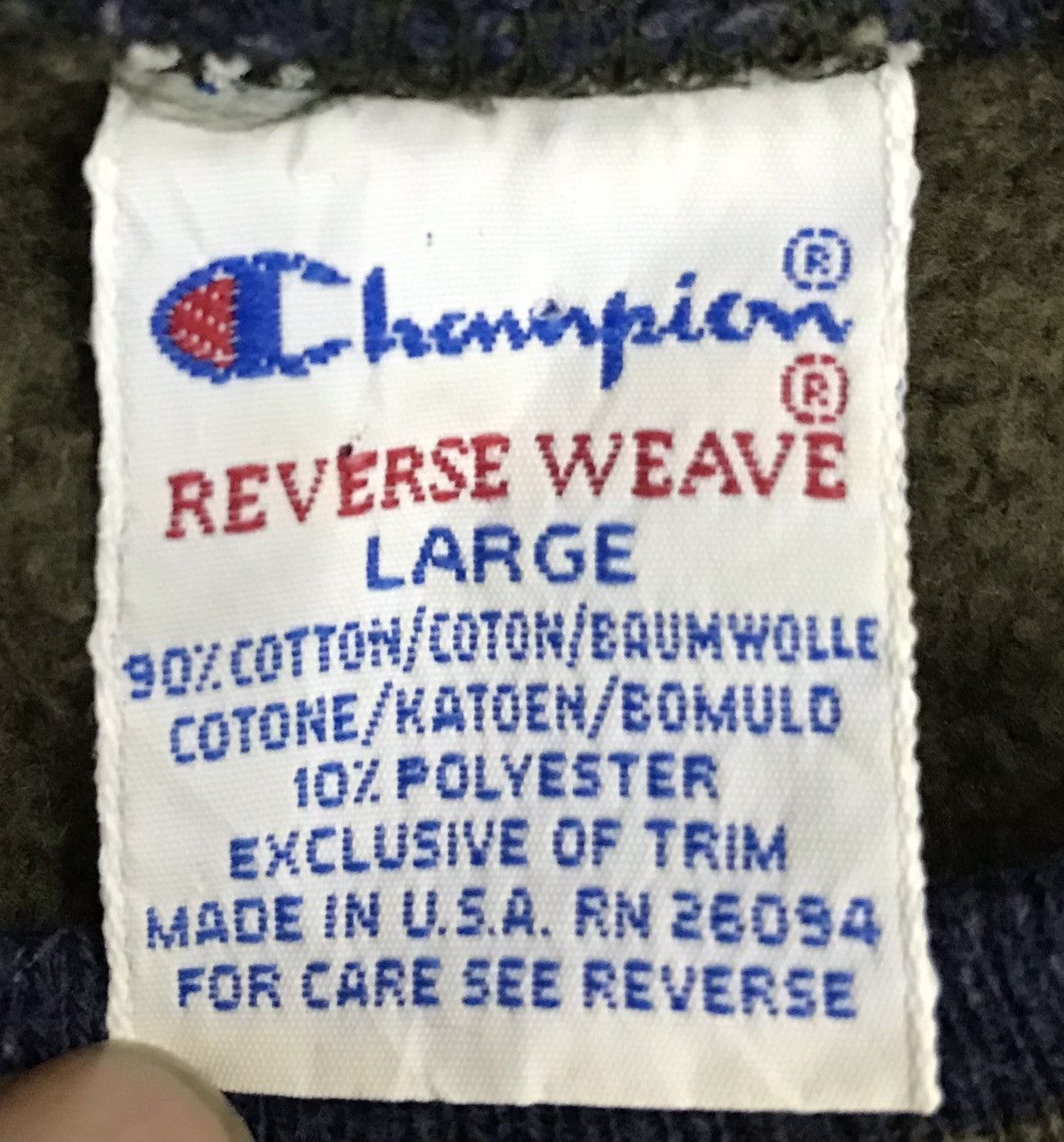 Champion × Vintage Vintage Champion Reverse Weave Sweatshirt Size US L / EU 52-54 / 3 - 7 Thumbnail