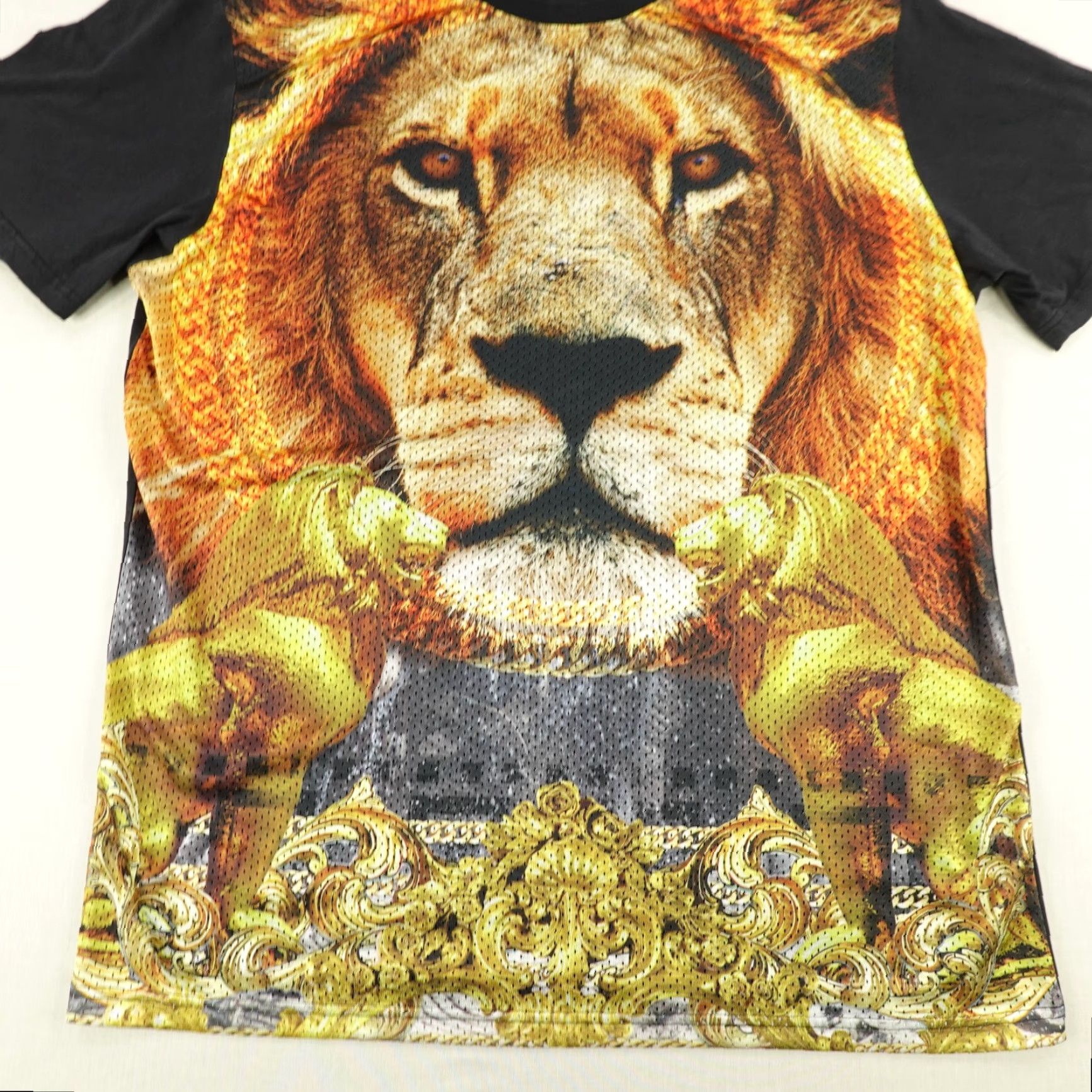 Vintage VINTAGE Lot 29 Shirt Men 3XL Crew Neck Brown Black Lion Graphic Print AOP Tee Vintage Lion Animals 90s 00s Mens Size US XXL / EU 58 / 5 - 3 Thumbnail