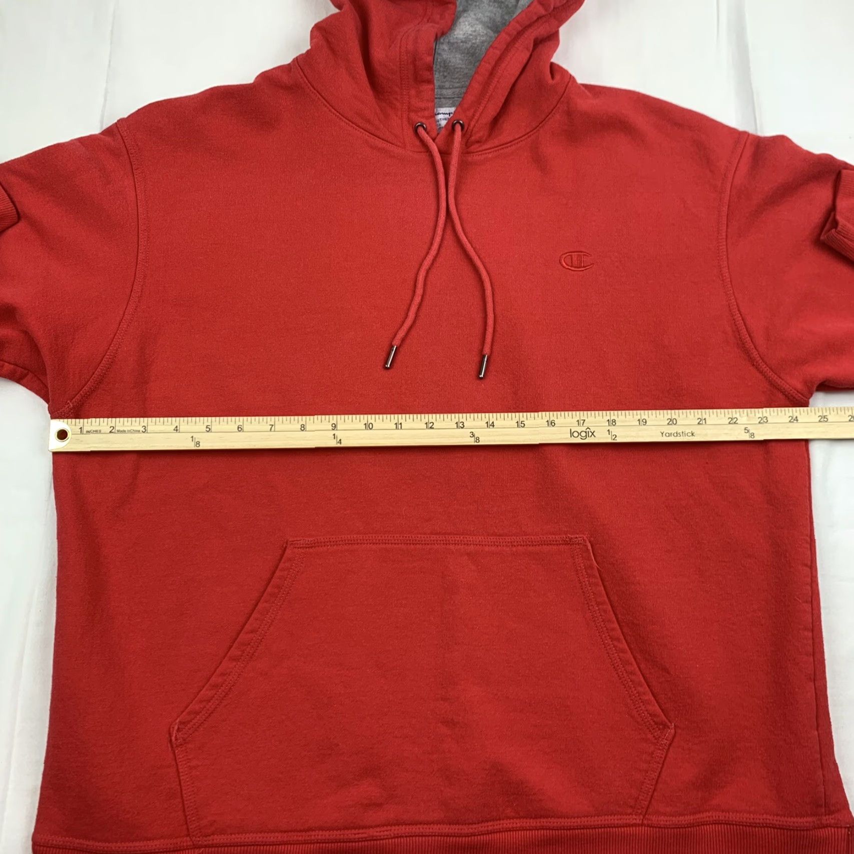 Champion VINTAGE Champion Hoodie Adult XL Red Sweatshirt Pullover Jacket Y2K Streetwear Mens XL Red Logo American 90s Size US XL / EU 56 / 4 - 5 Thumbnail
