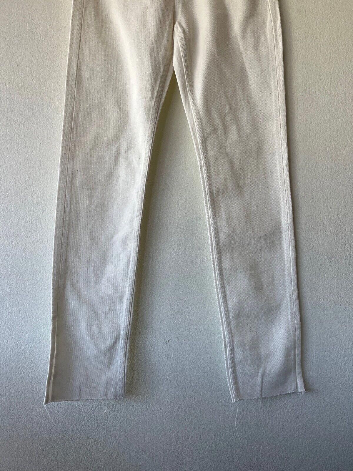 Ksubi new Ksubi womens denim jeans melrose white blanc split 25 7 Size 25" / US 0 / IT 36 - 3 Thumbnail