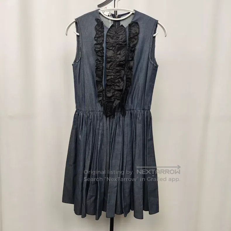 Miu Miu Miu Miu 36 Blue cotton dress Size 35" - 1 Thumbnail