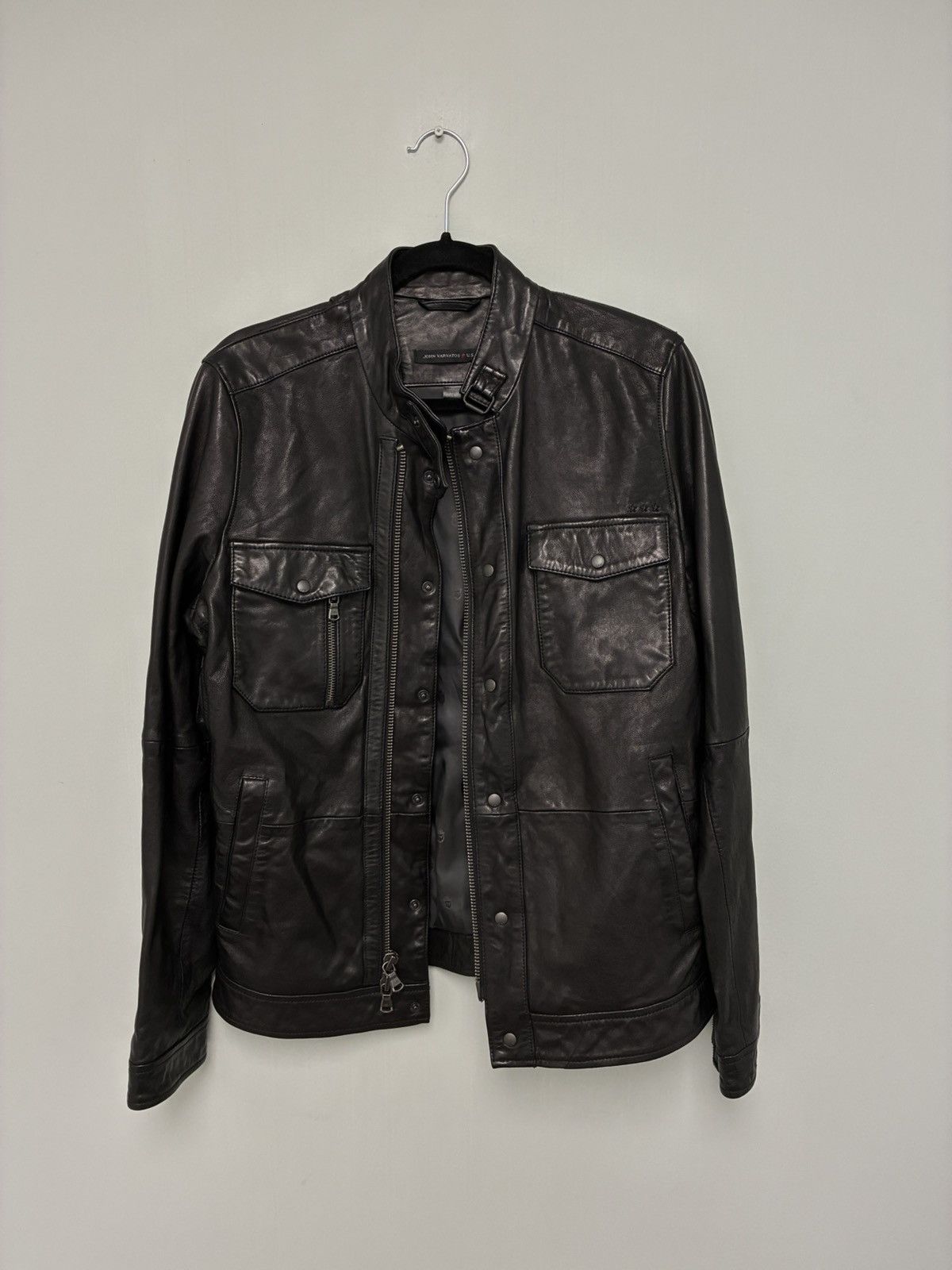 John Varvatos Leather Jacket. Size small Size US S / EU 44-46 / 1 - 4 Thumbnail