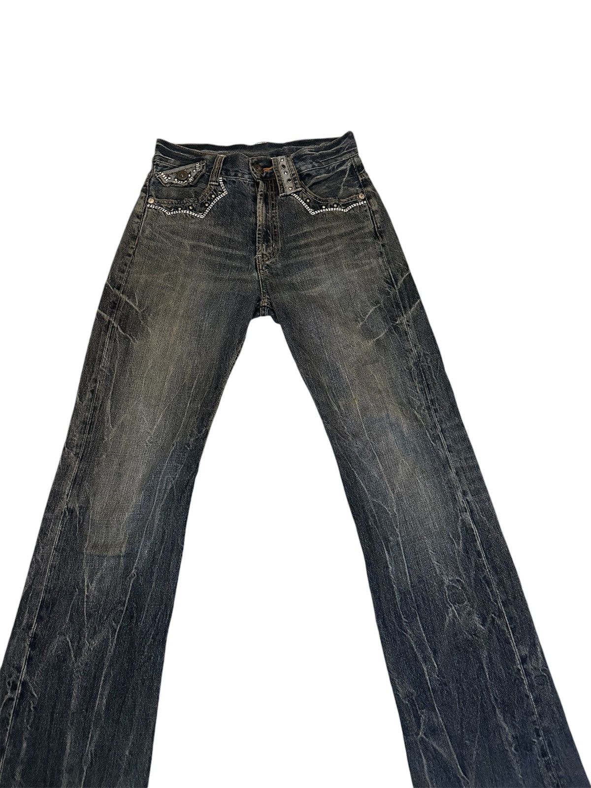 Japanese Brand Distress denim Size US 30 / EU 46 - 2 Thumbnail