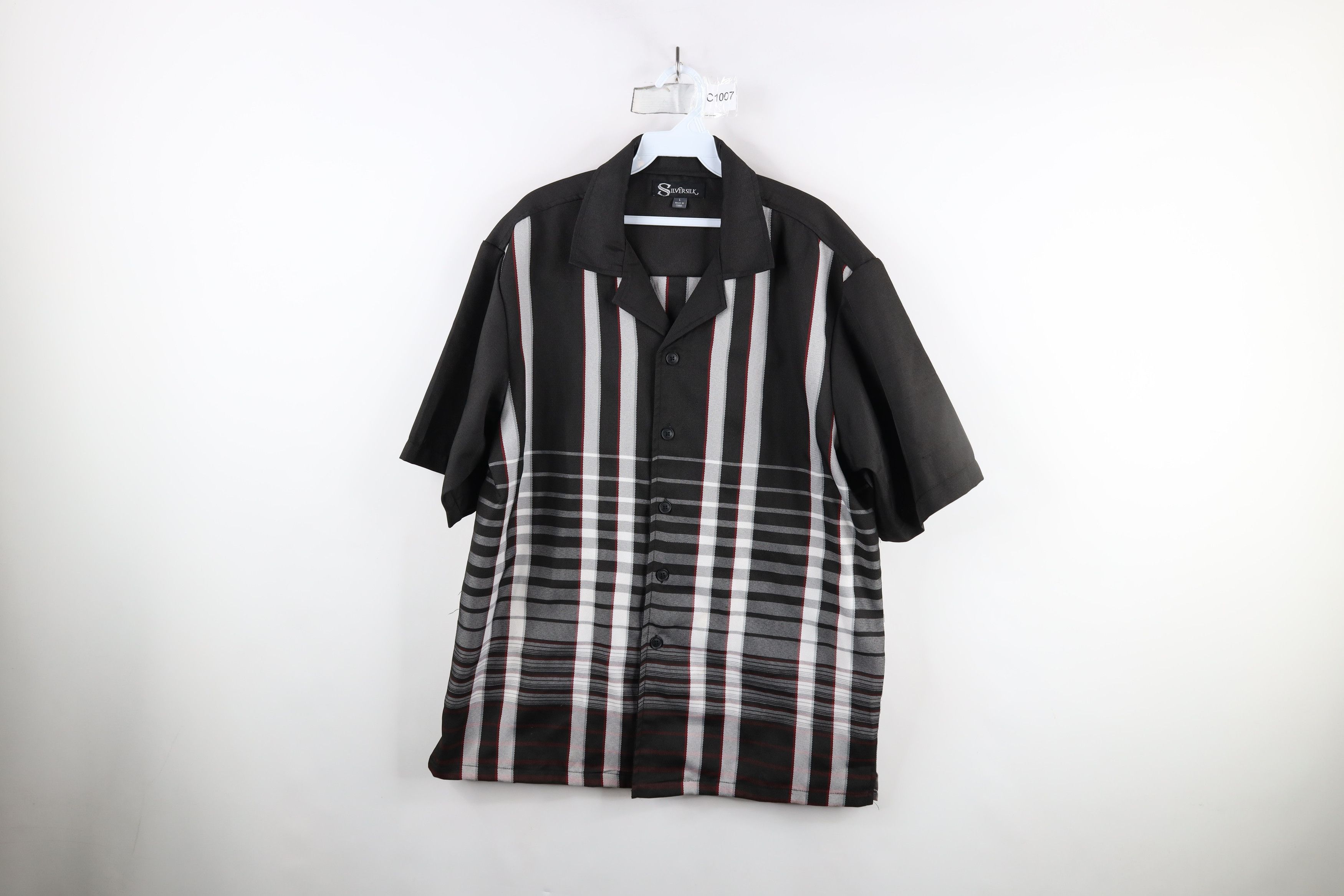 Vintage Vintage 90s Y2K Rockabilly Short Sleeve Button Shirt Size US L / EU 52-54 / 3 - 1 Thumbnail