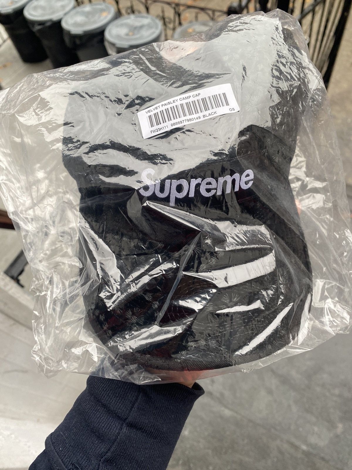 Supreme Supreme Velvet Paisley Camp Cap | Grailed