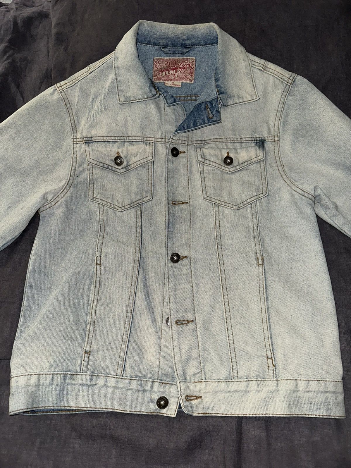 Brooklyn Cloth Washed Blue Denim Jacket Size US S / EU 44-46 / 1 - 1 Thumbnail